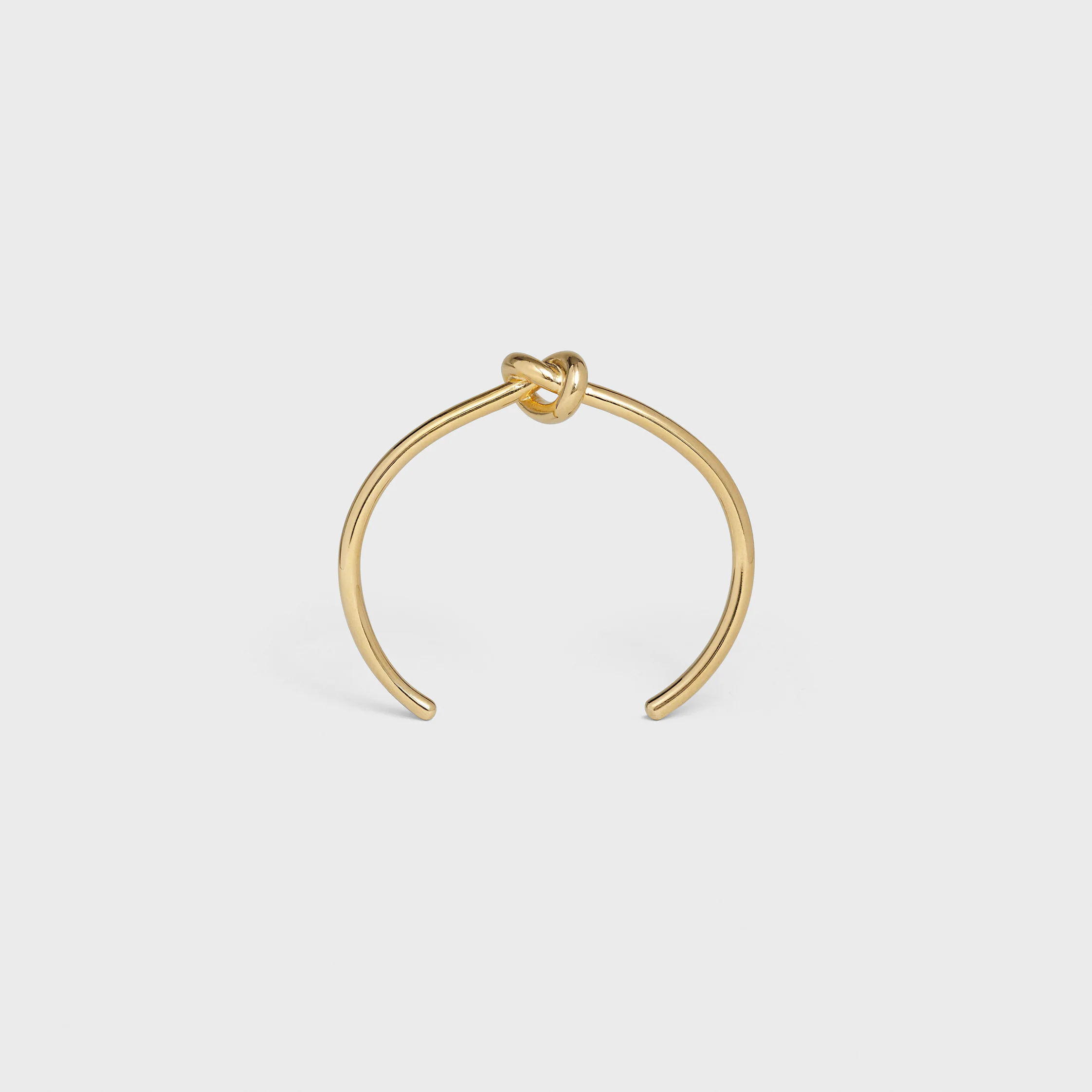 Pulseira extrafina em latão com acabamento dourado