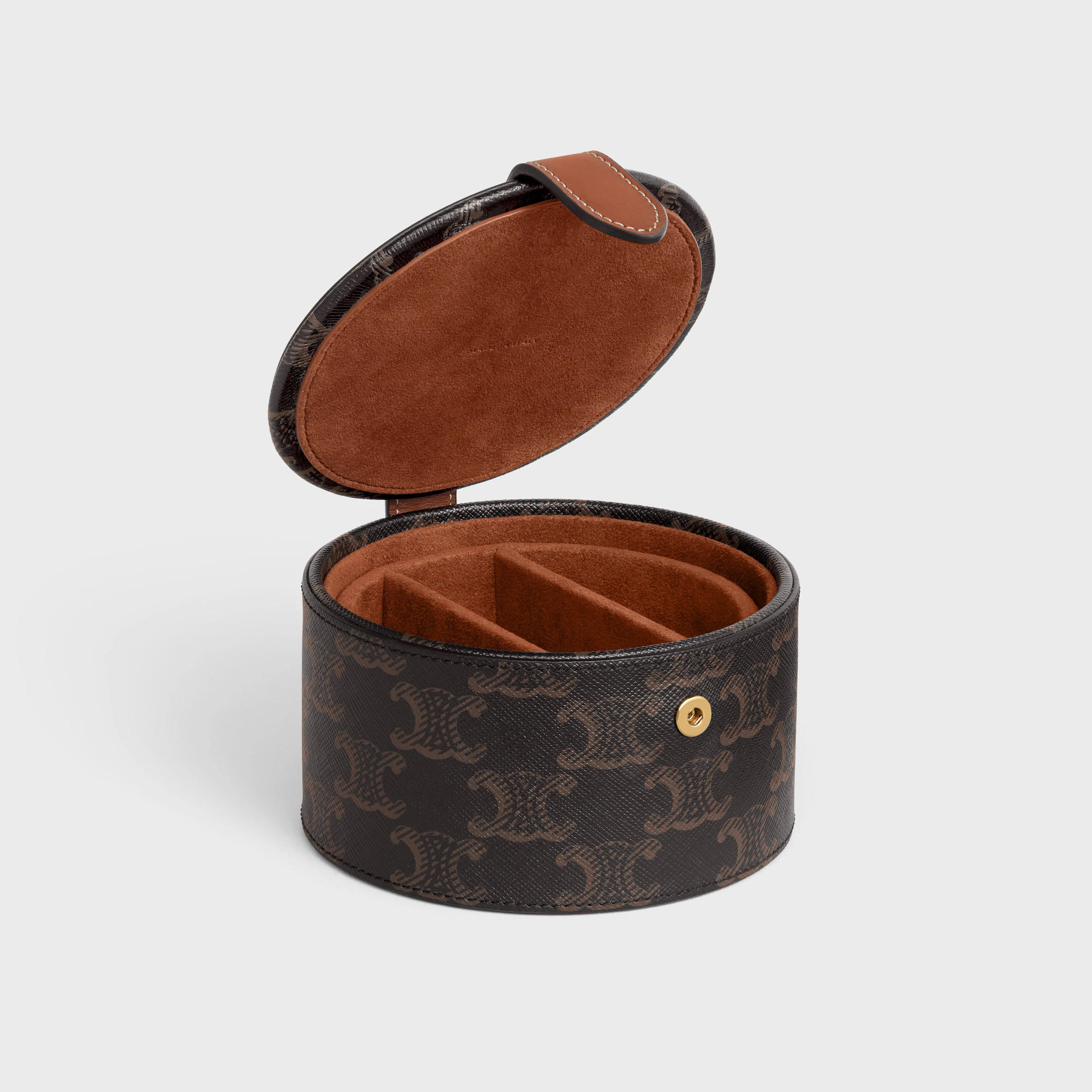 Capa JEWELS em Tela Triomphe e Couro de Novilho