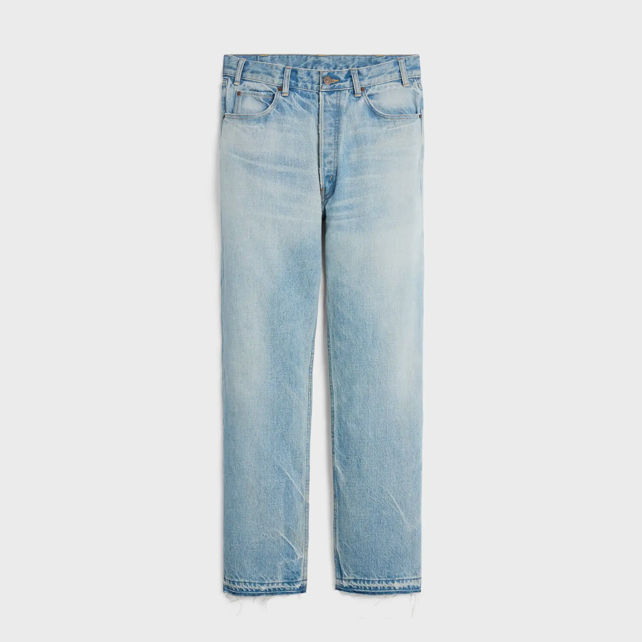 Calças Wesley em denim lavagem everclear