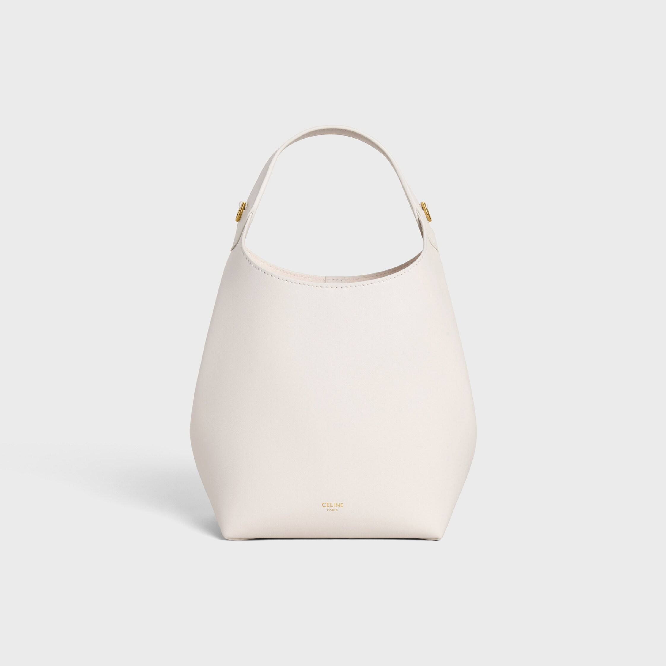 BOLSA HOBO PEQUENA EM COURO DE VACUNO MACIO