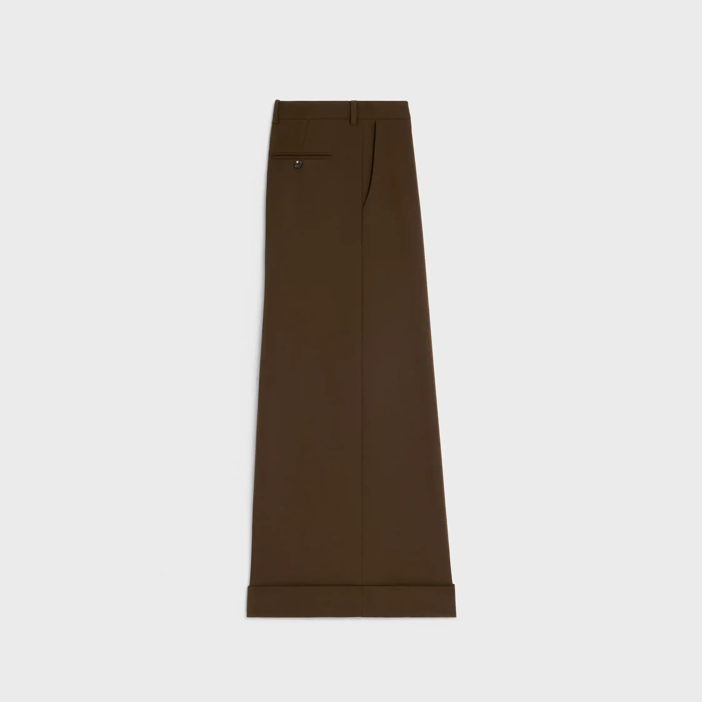 calças docks em gabardine de lã com elastano