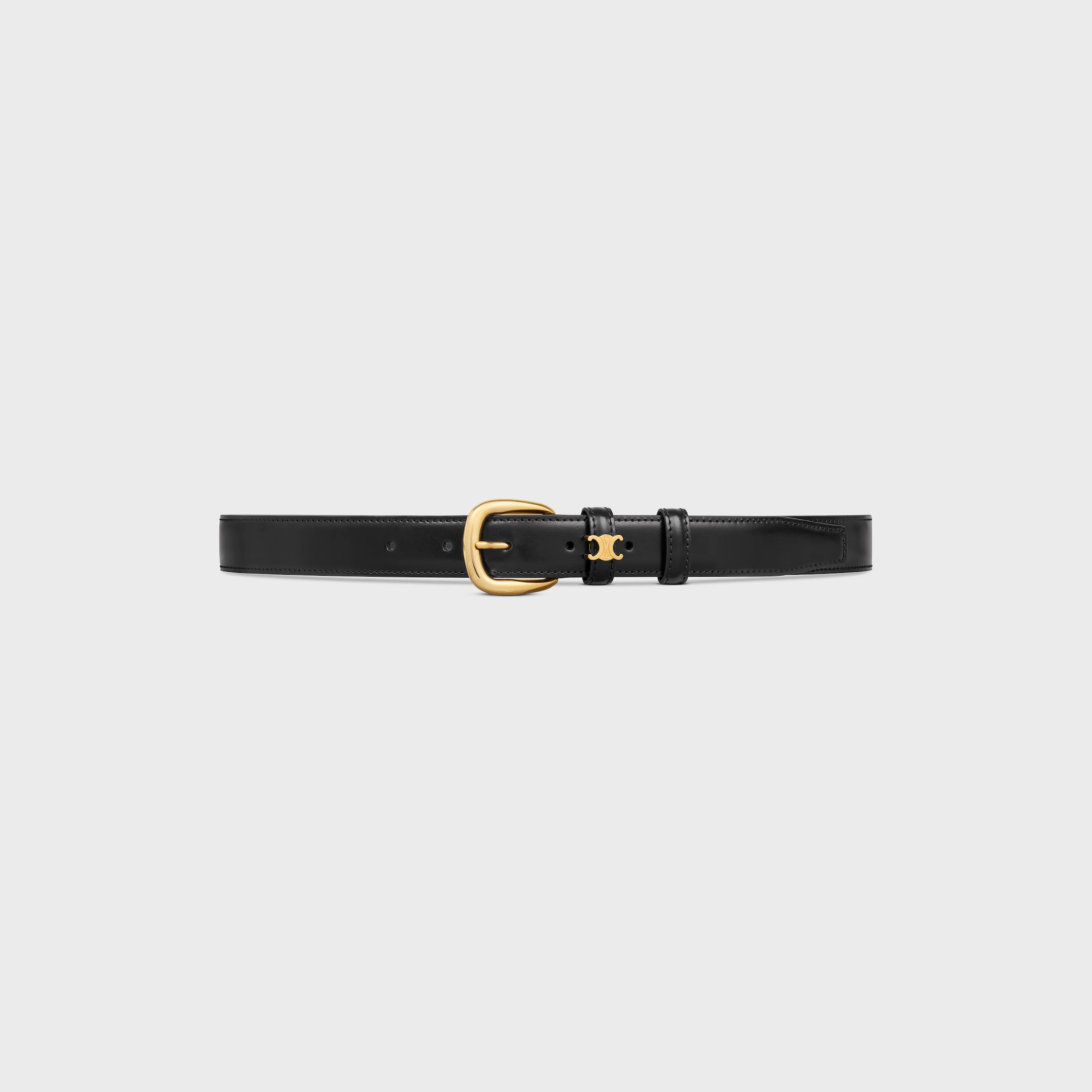 CINTO VIVIENNE 25 MM EM COURO TAURILLON