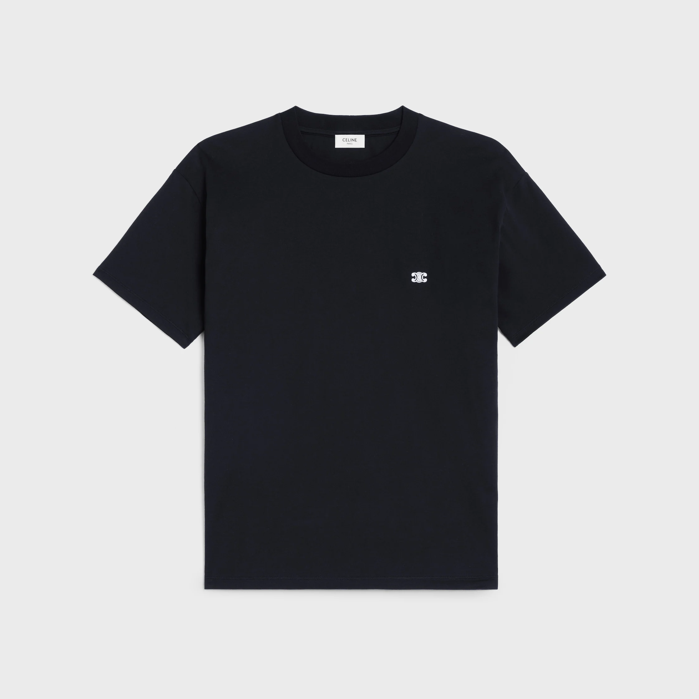 camiseta solta triomphe em malha de algodão