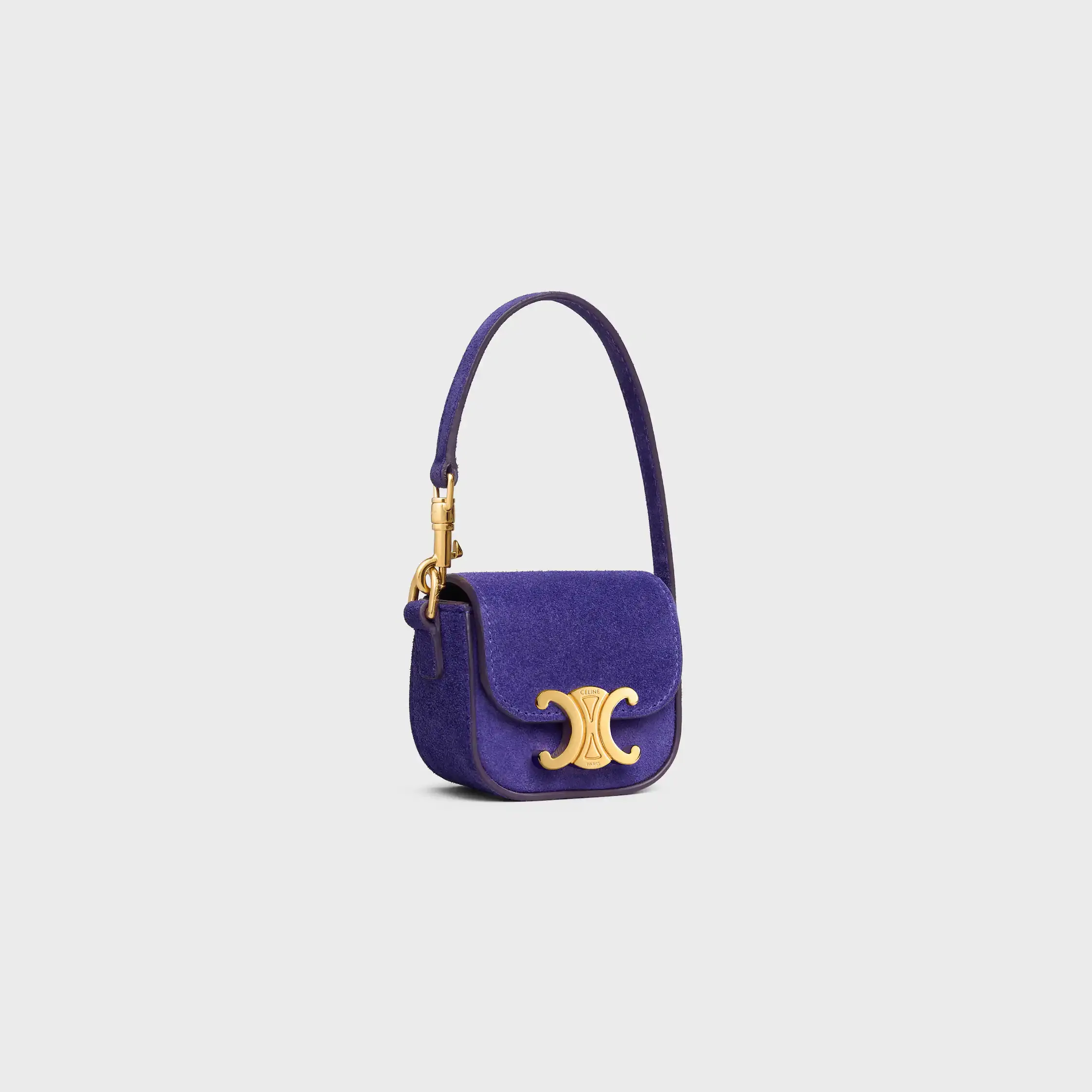 MICRO CLAUDE EM COURO DE VACADO SUEDE