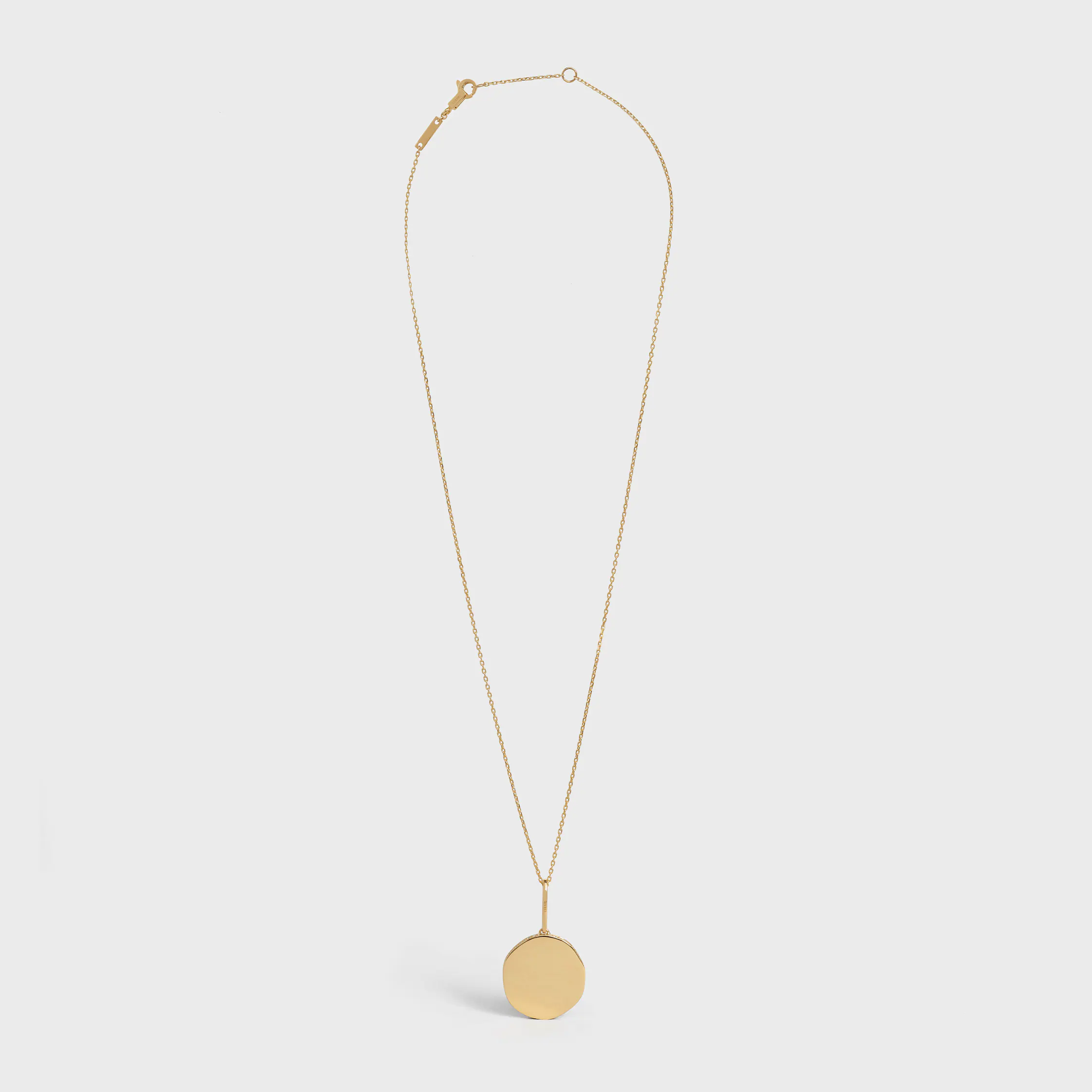Pingente Celine Colar Pequeno em Ouro Amarelo e Diamantes