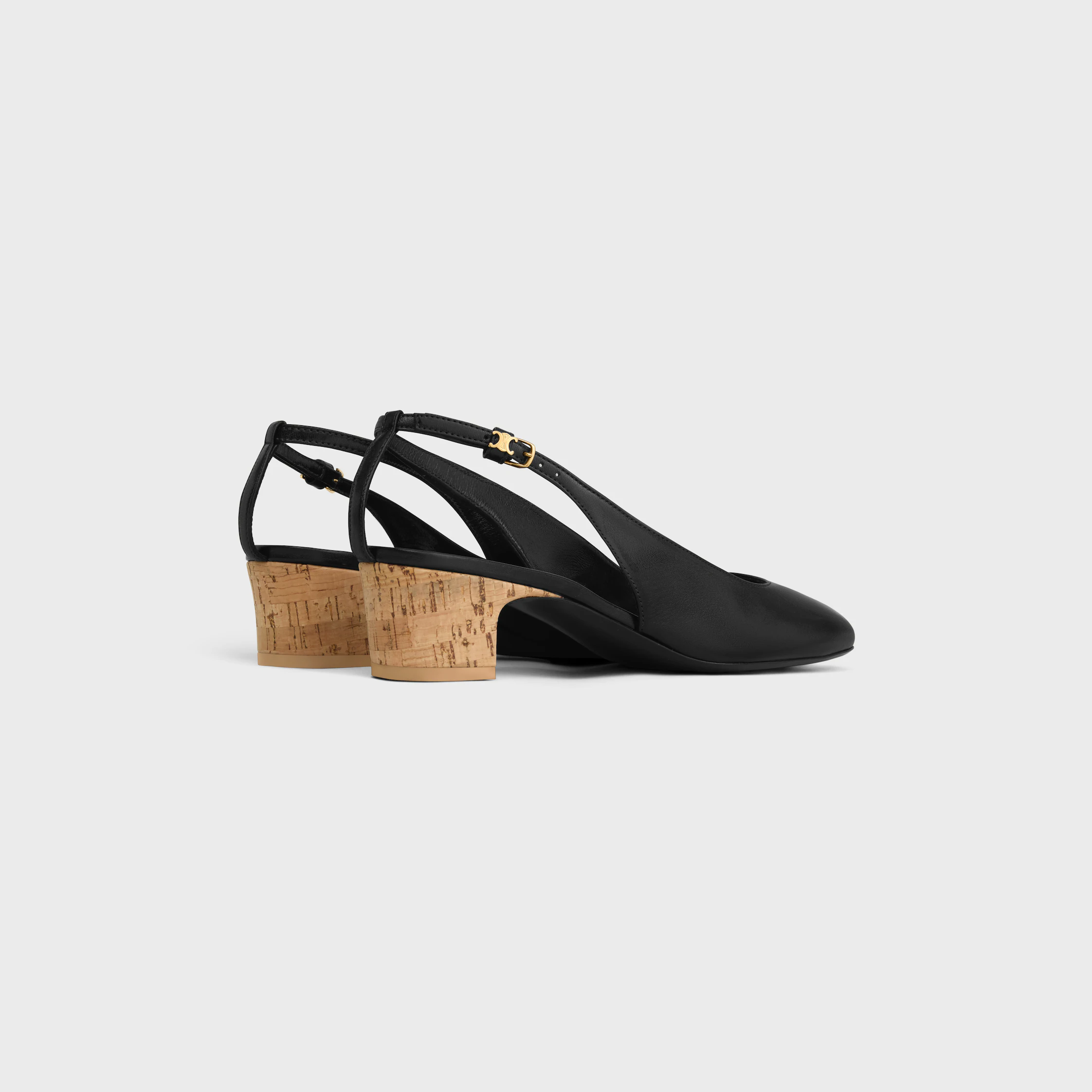 SANDÁLIA SLINGBACK NEO CITY EM COURO DE CABRA