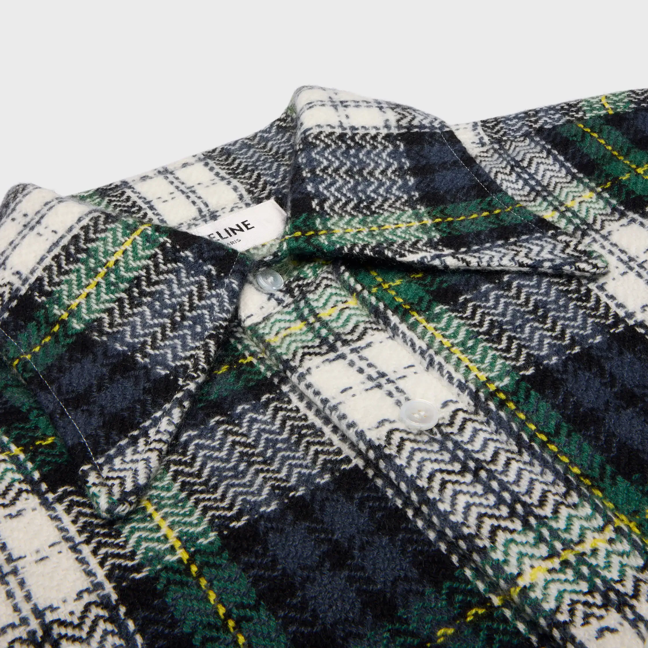 camisa IN tartan cashmere