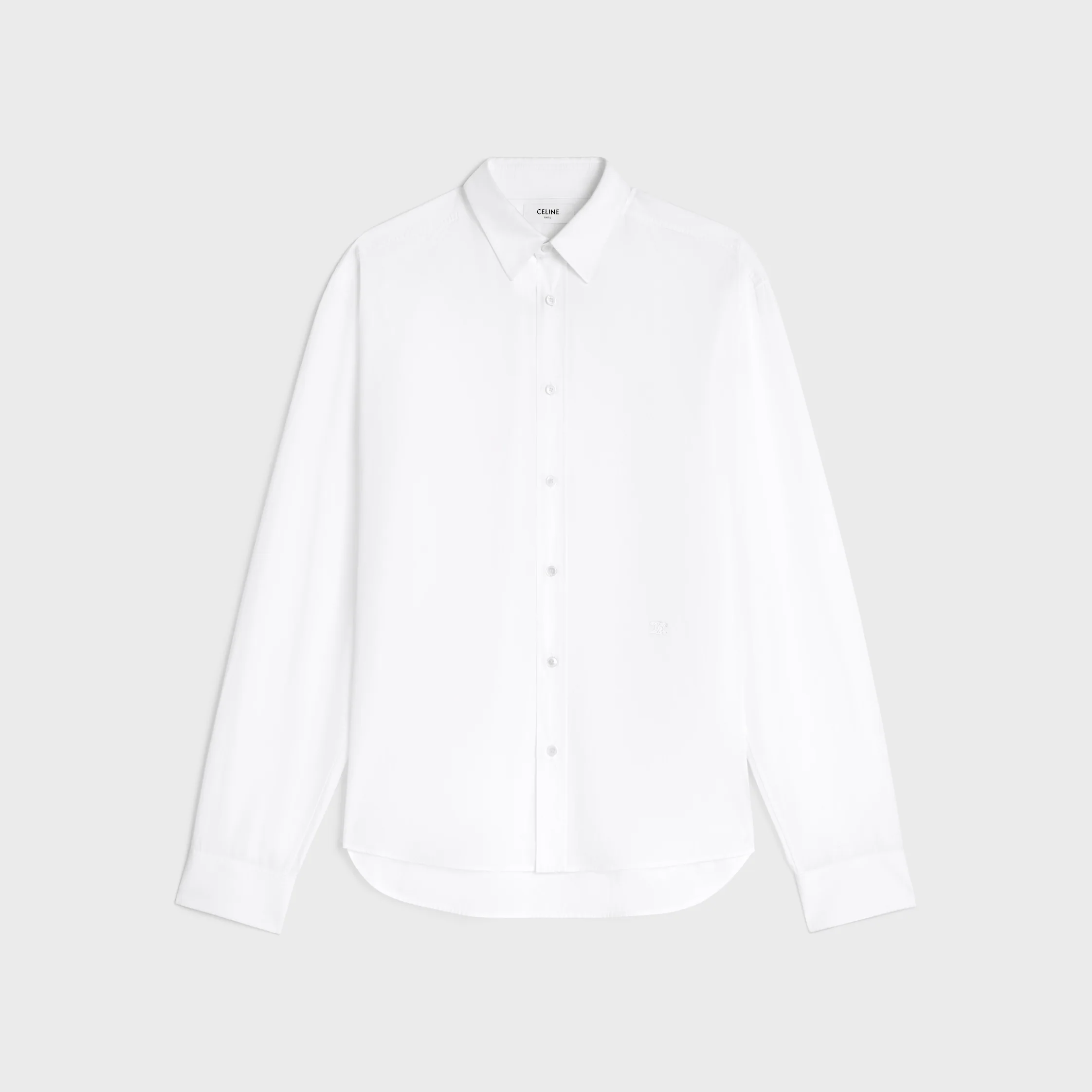 CAMISA EM POPLIN DE ALGODÃO