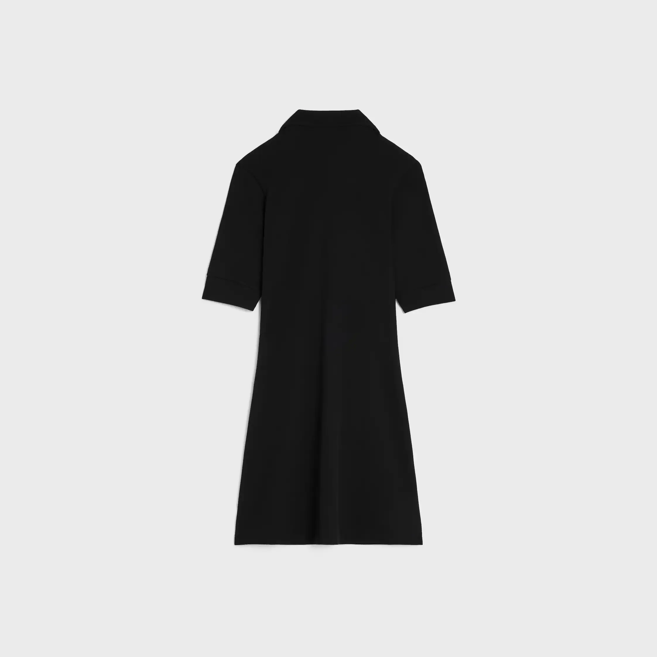 vestido mini em malha de algodão