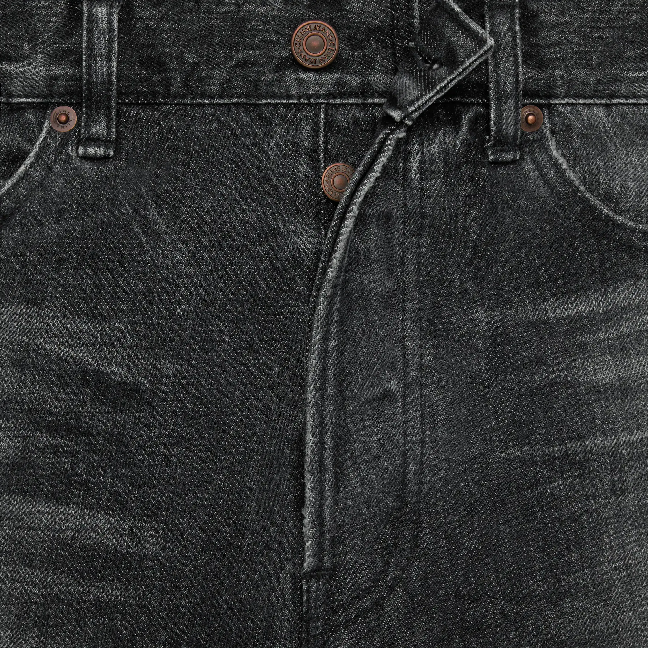 calças wesley em lavagem denim preto ice rinse