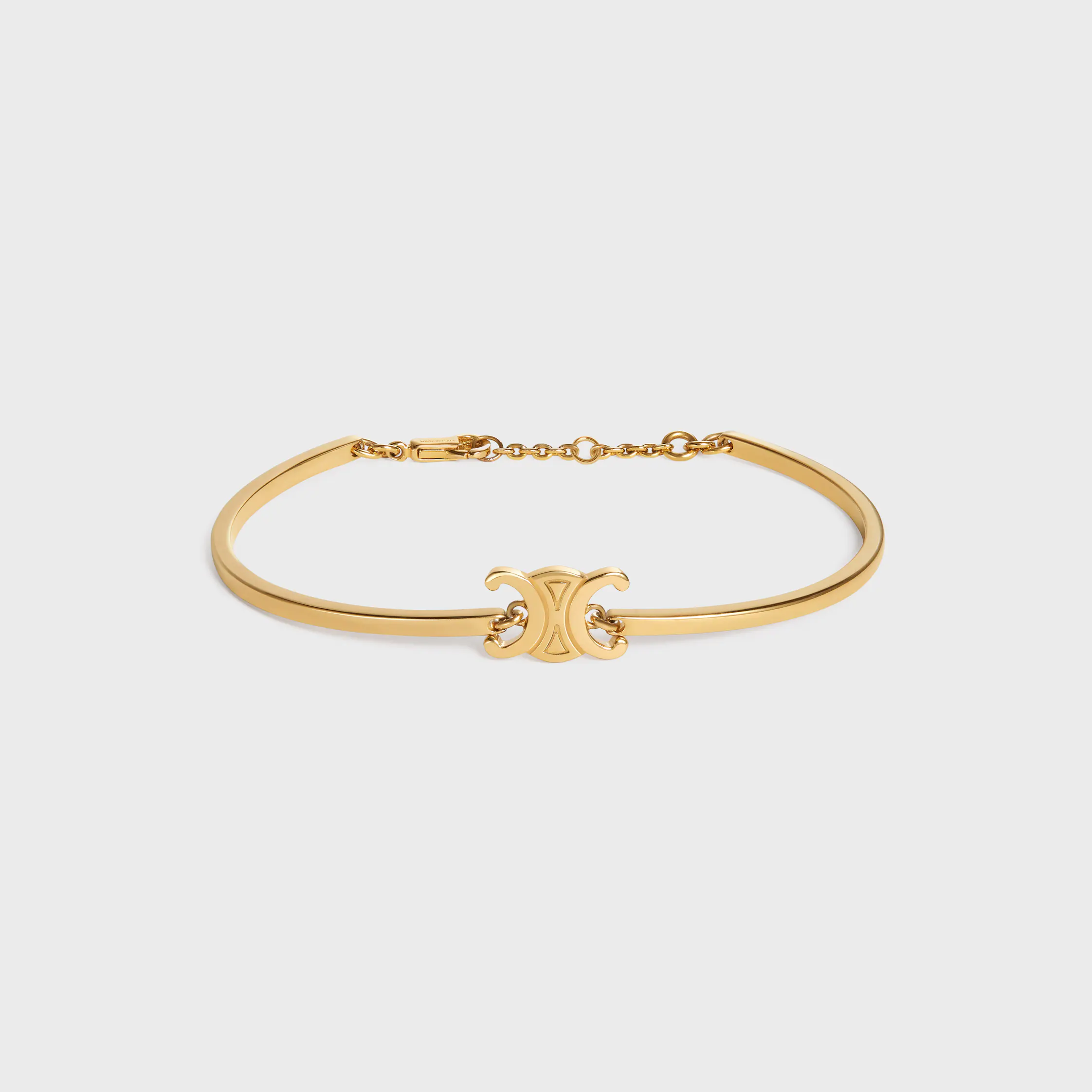 Pulseira Articulada Triomphe em Latão com Acabamento Dourado