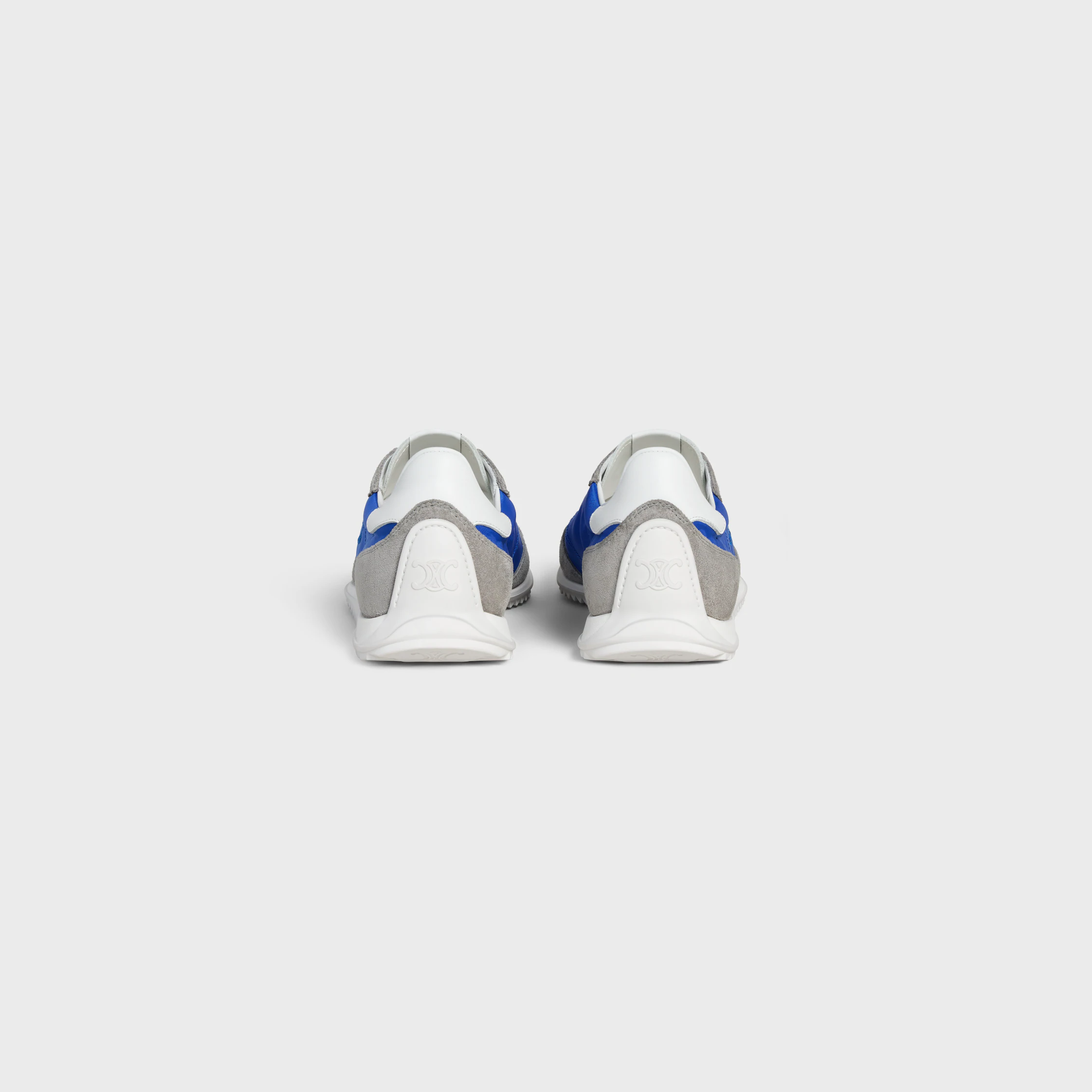 SNEAKER RACER EM NYLON, PELE DE VACA NAPPA E PELE DE VACA