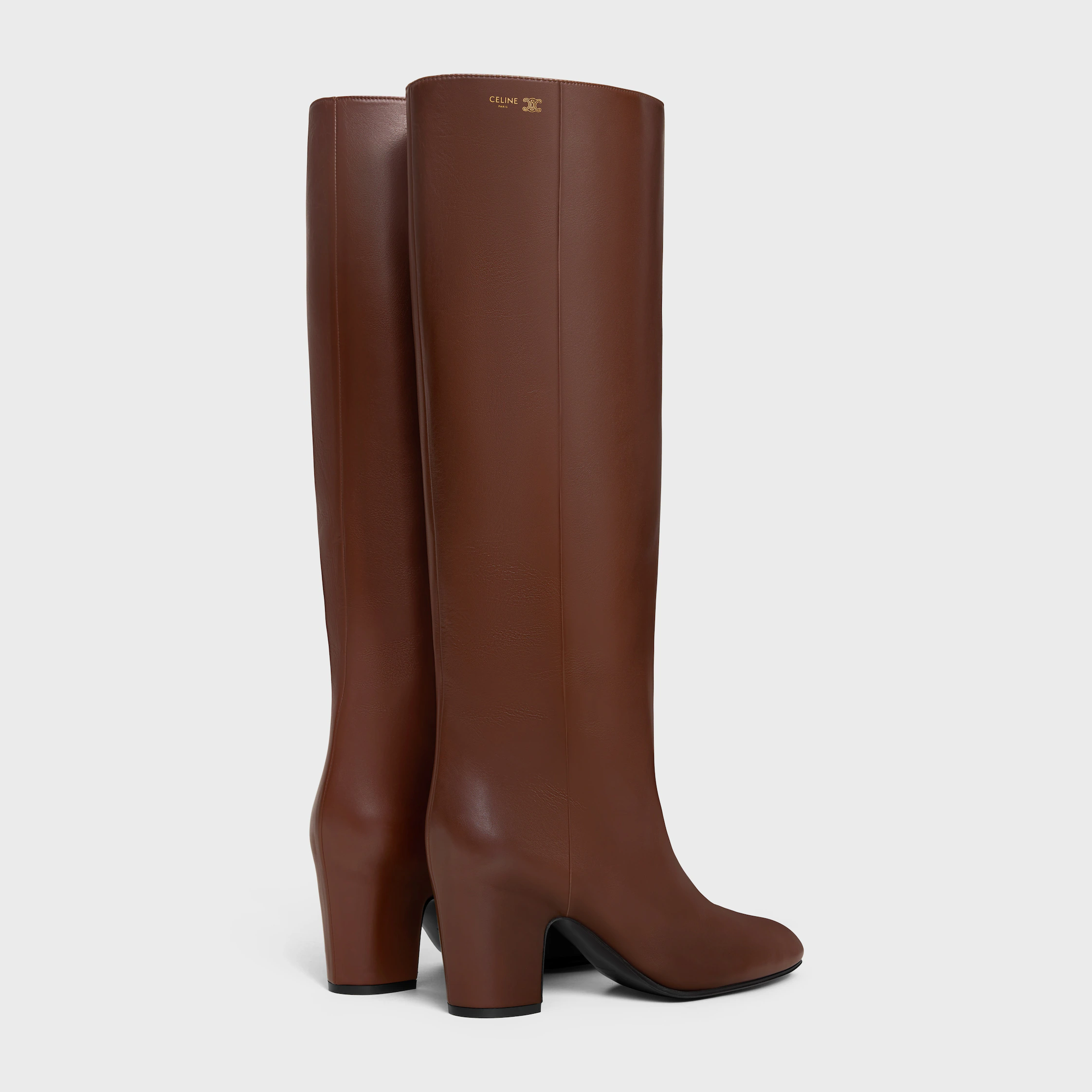 ICONIC - BOTA ALTA EM COURO DE VACA