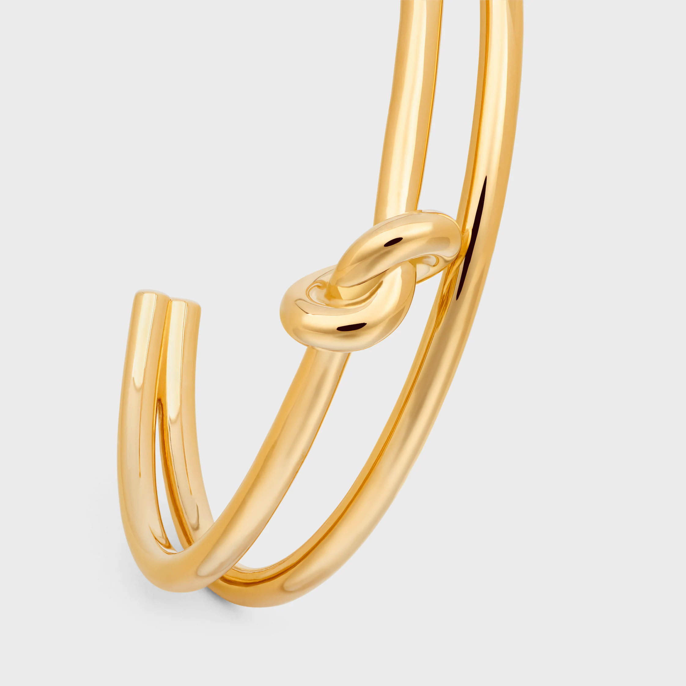 Pulseira Dupla Pivô em Latão com Acabamento Dourado