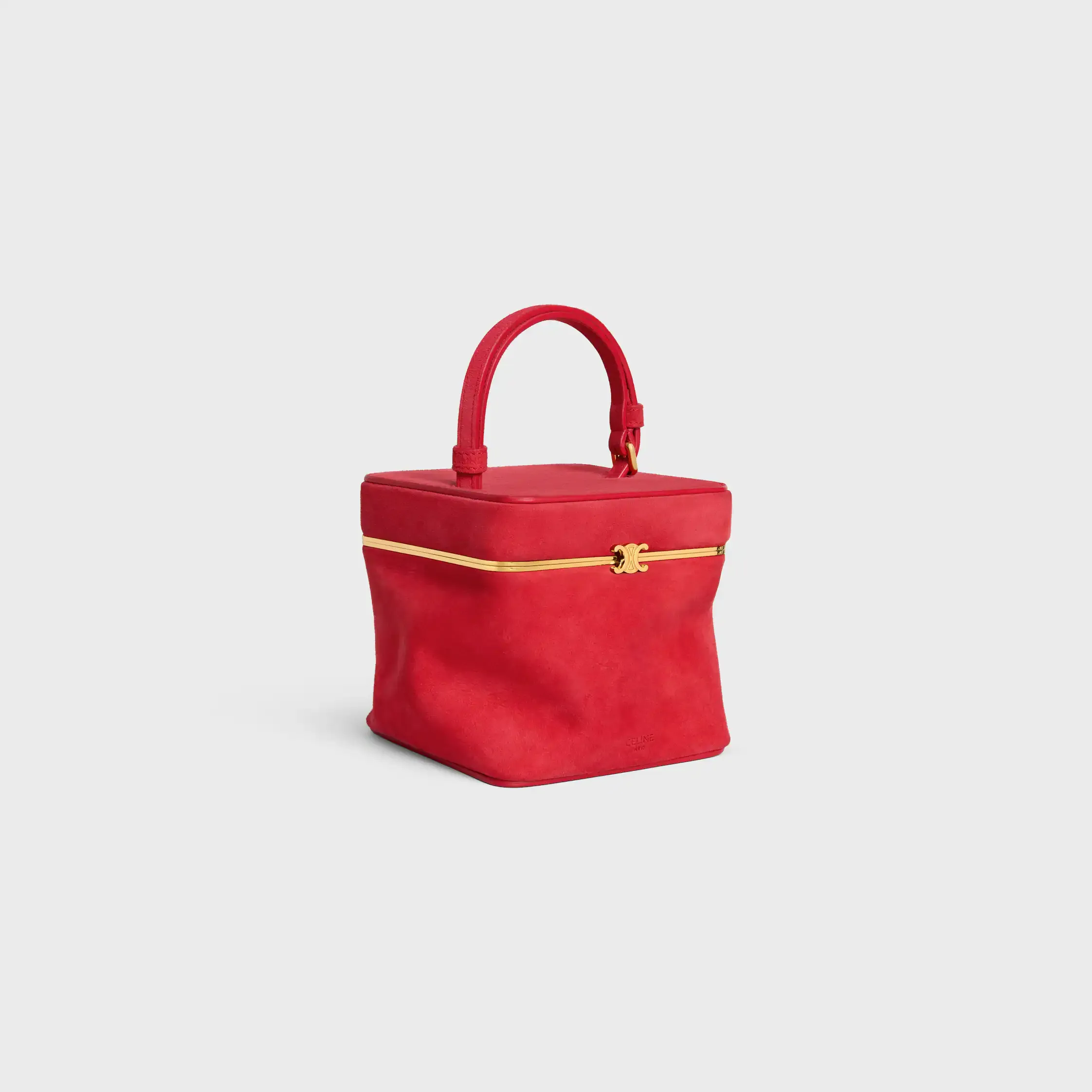 CUBO EM COURO DE CABRA SUEDE
