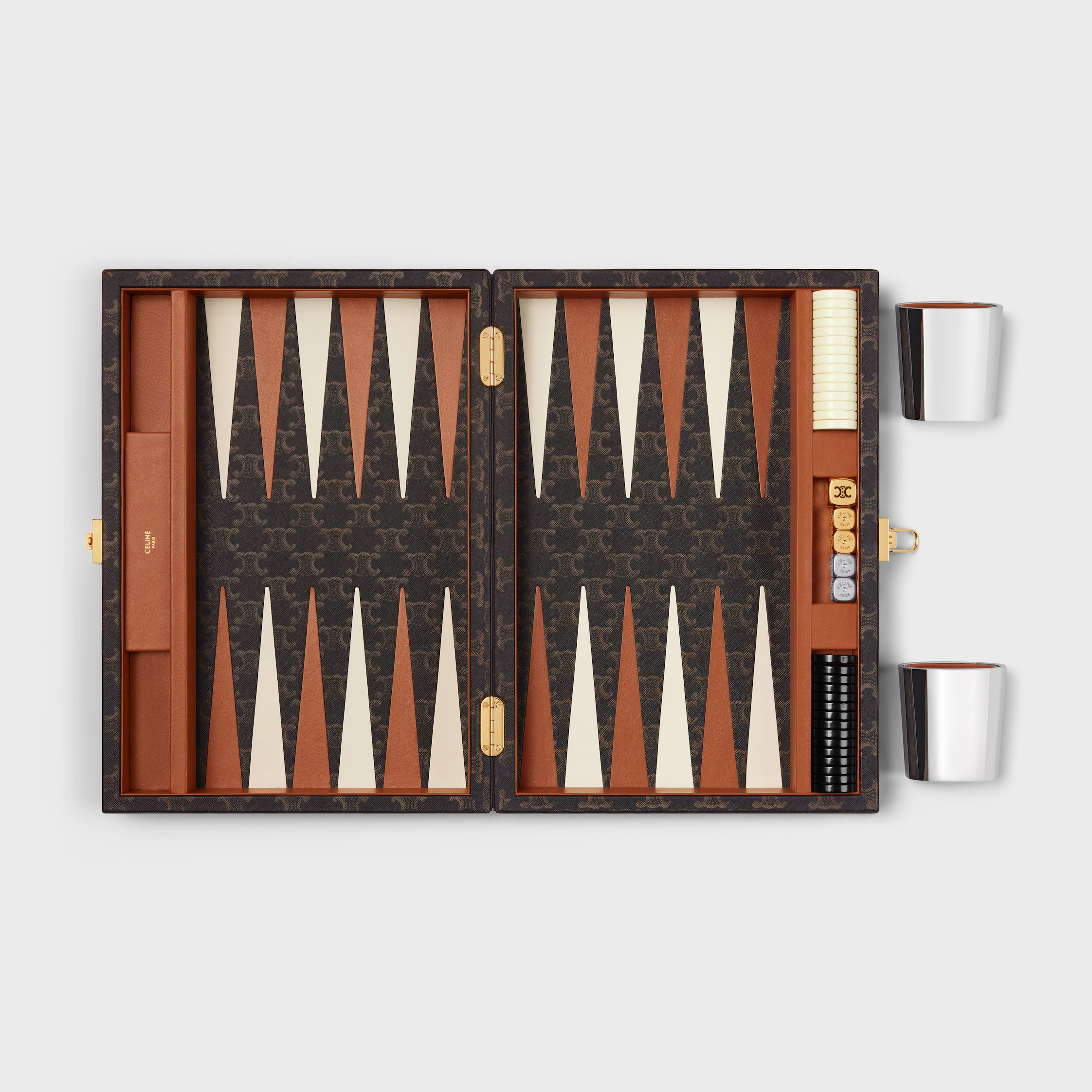 BACKGAMMON EM TELA TRIOMPHE