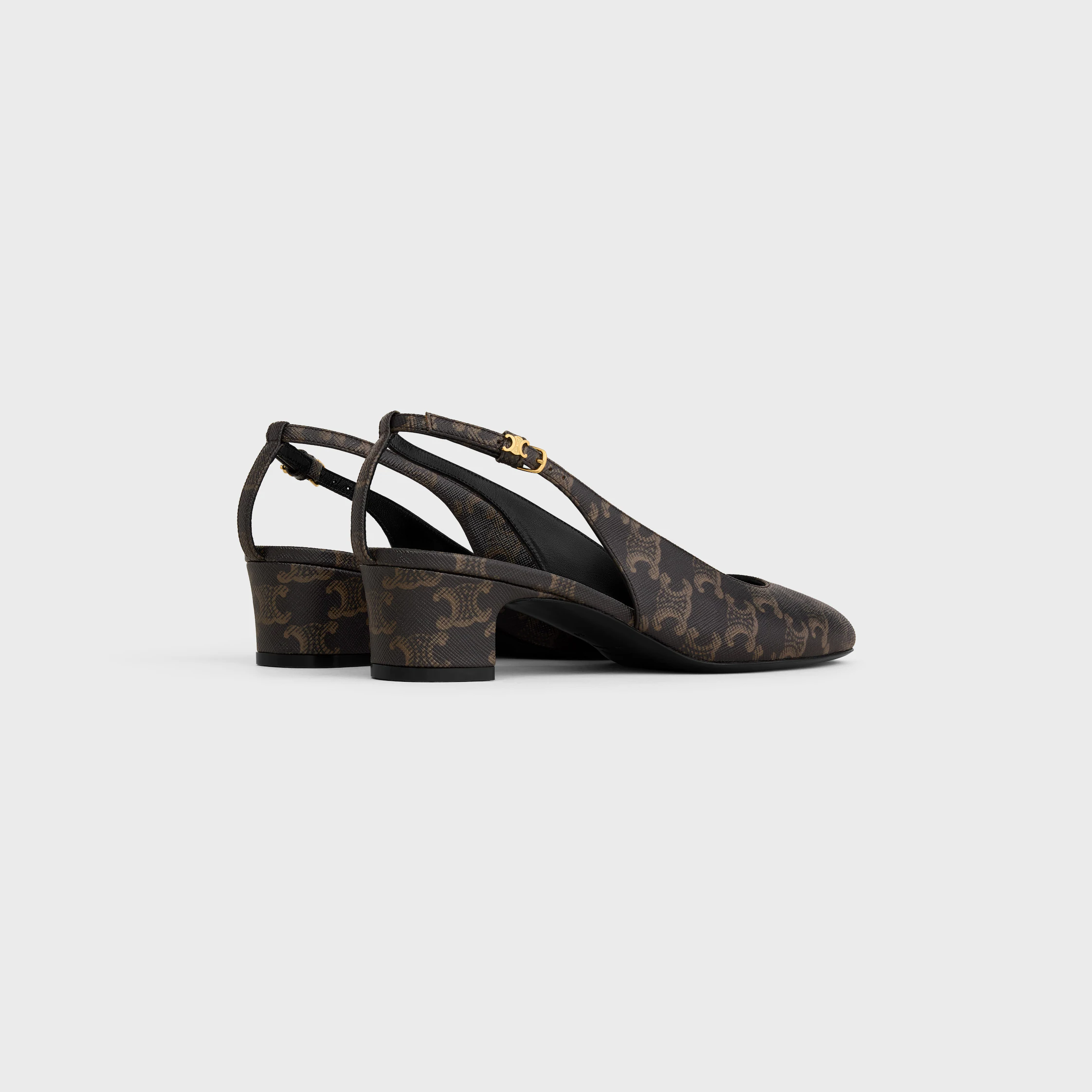 SANDÁLIA SLINGBACK NEO CITY EM TECIDO REVESTIDO TRIOMPHE