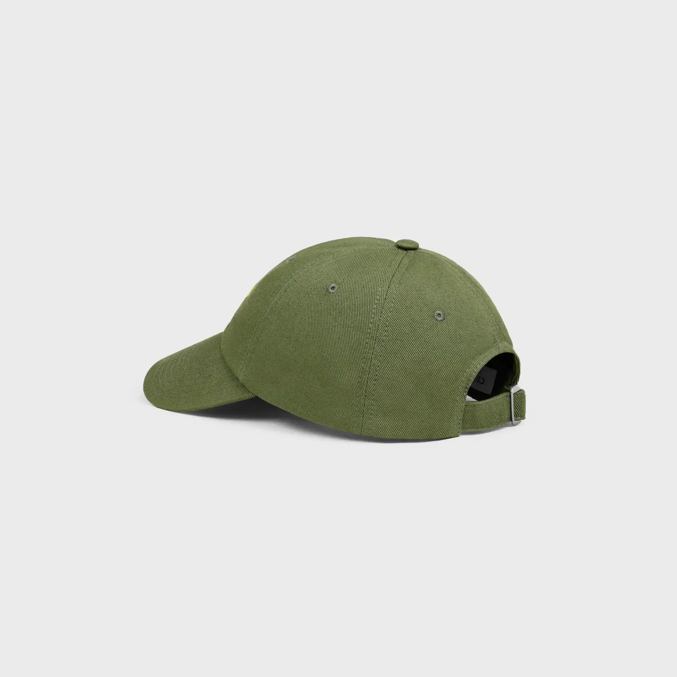 boné celine richelieu cap em algodão twill