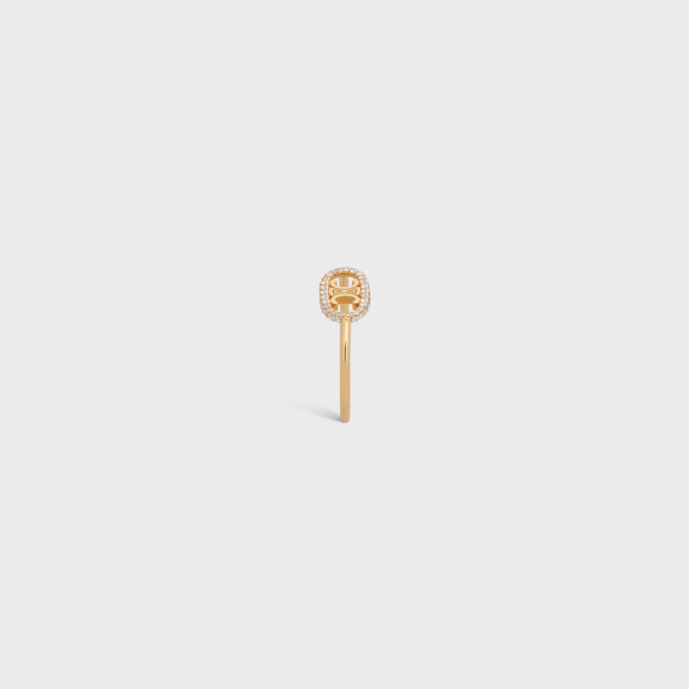 Anel Maillon Triomphe em Ouro Amarelo e Diamantes