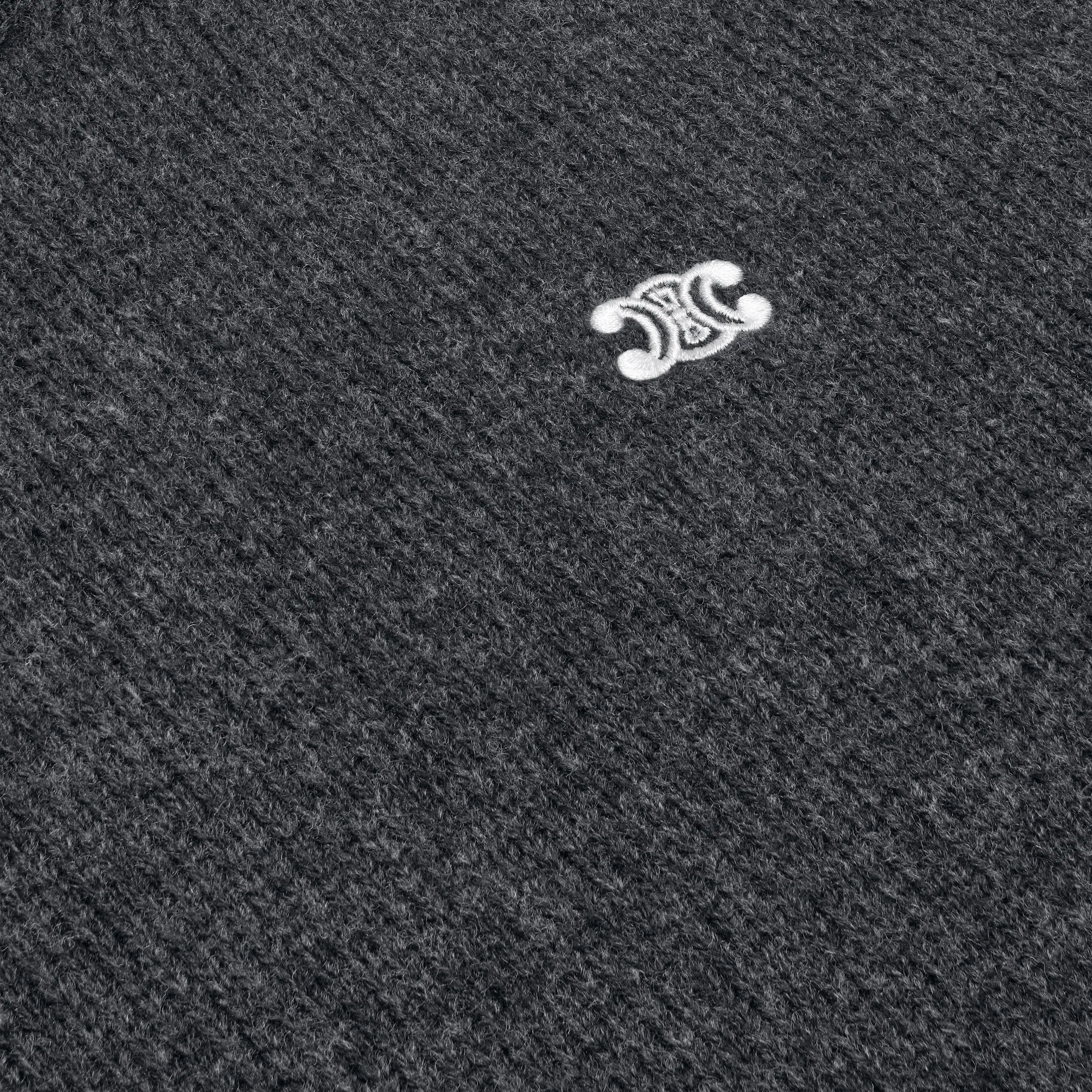 sweater com gola redonda triomphe em lã e cashmere