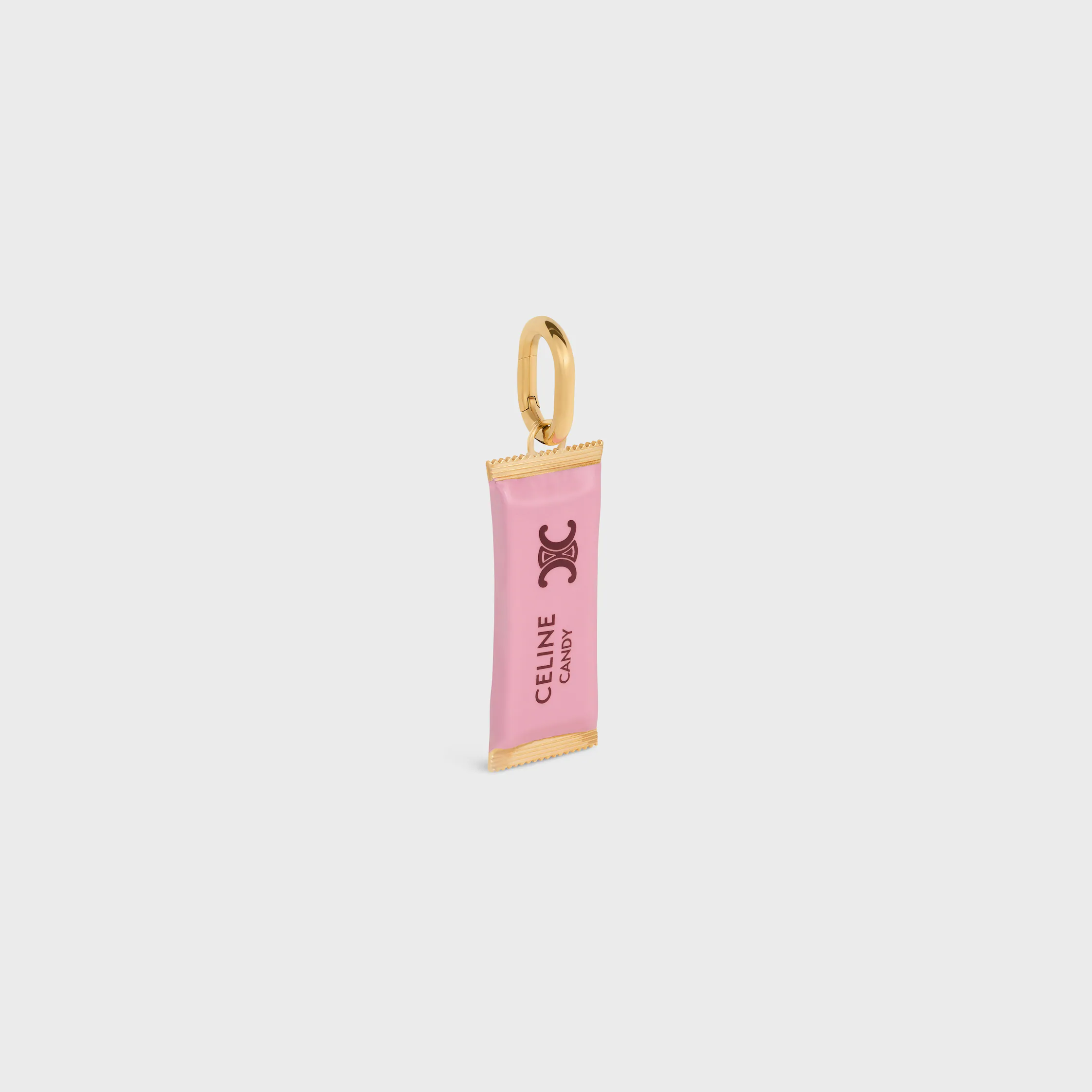 CHARMS BARRA DE CANDY EM ESMALTE E LATÃO COM ACABAMENTO DOURADO