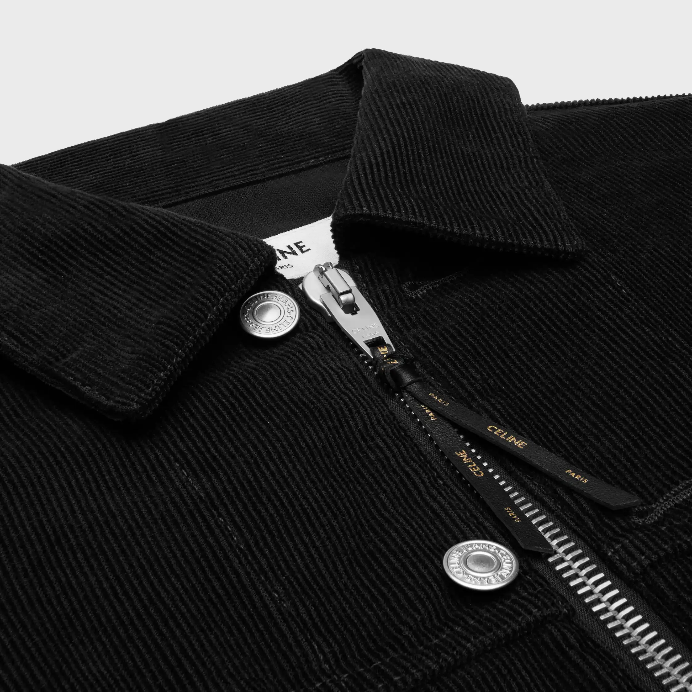 jaqueta trucker em corduroy
