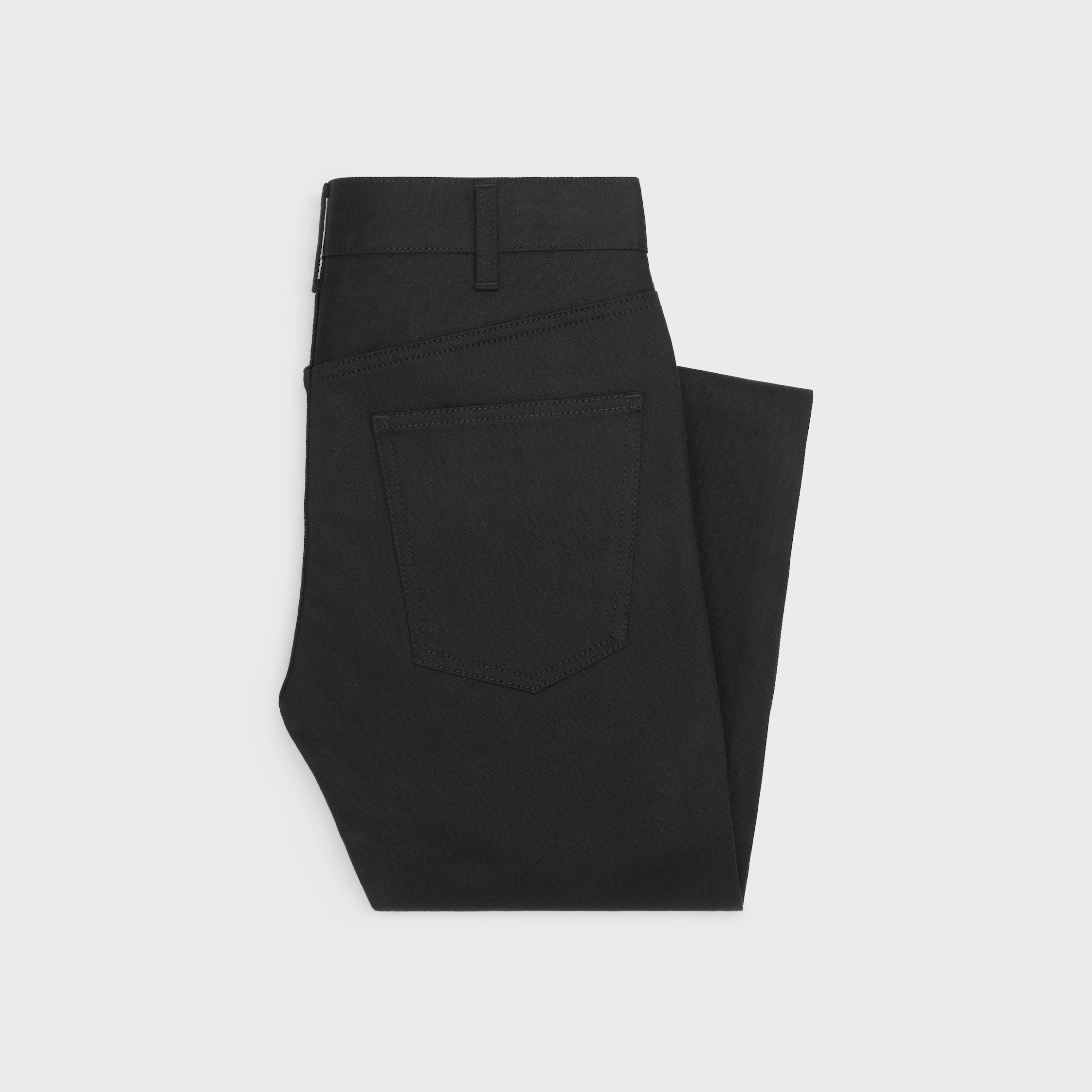 calças skinny em denim preto puro vintage