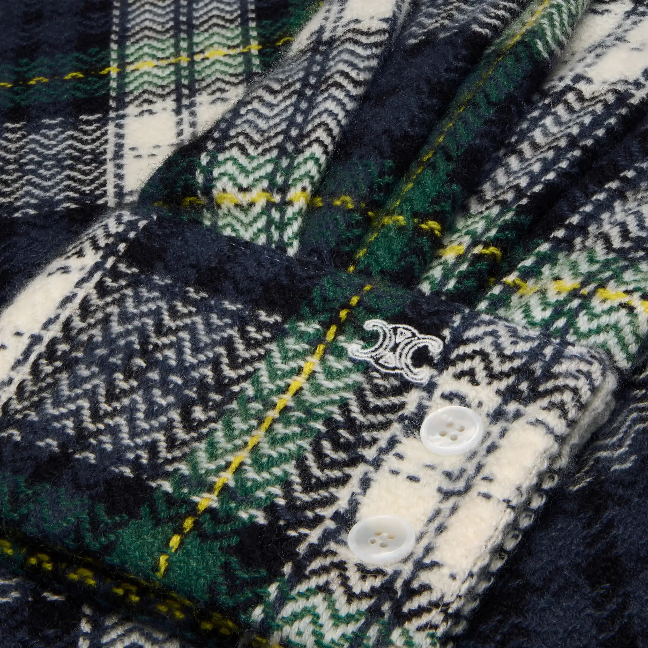 camisa IN tartan cashmere