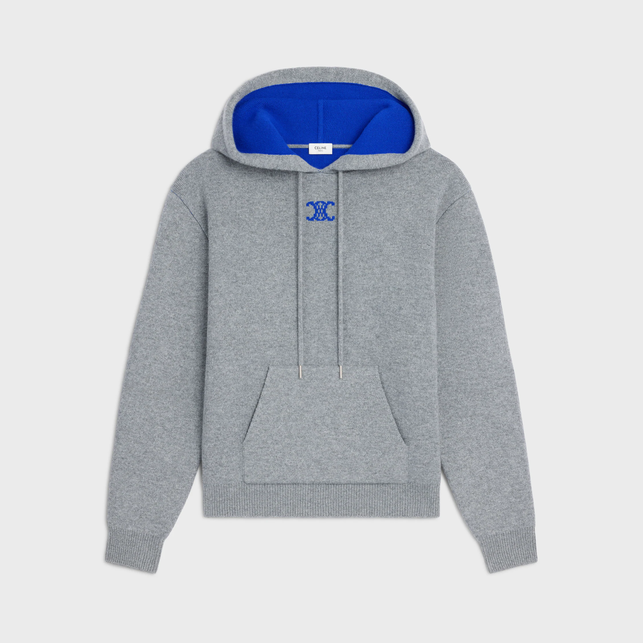 sweater com capuz em cashmere