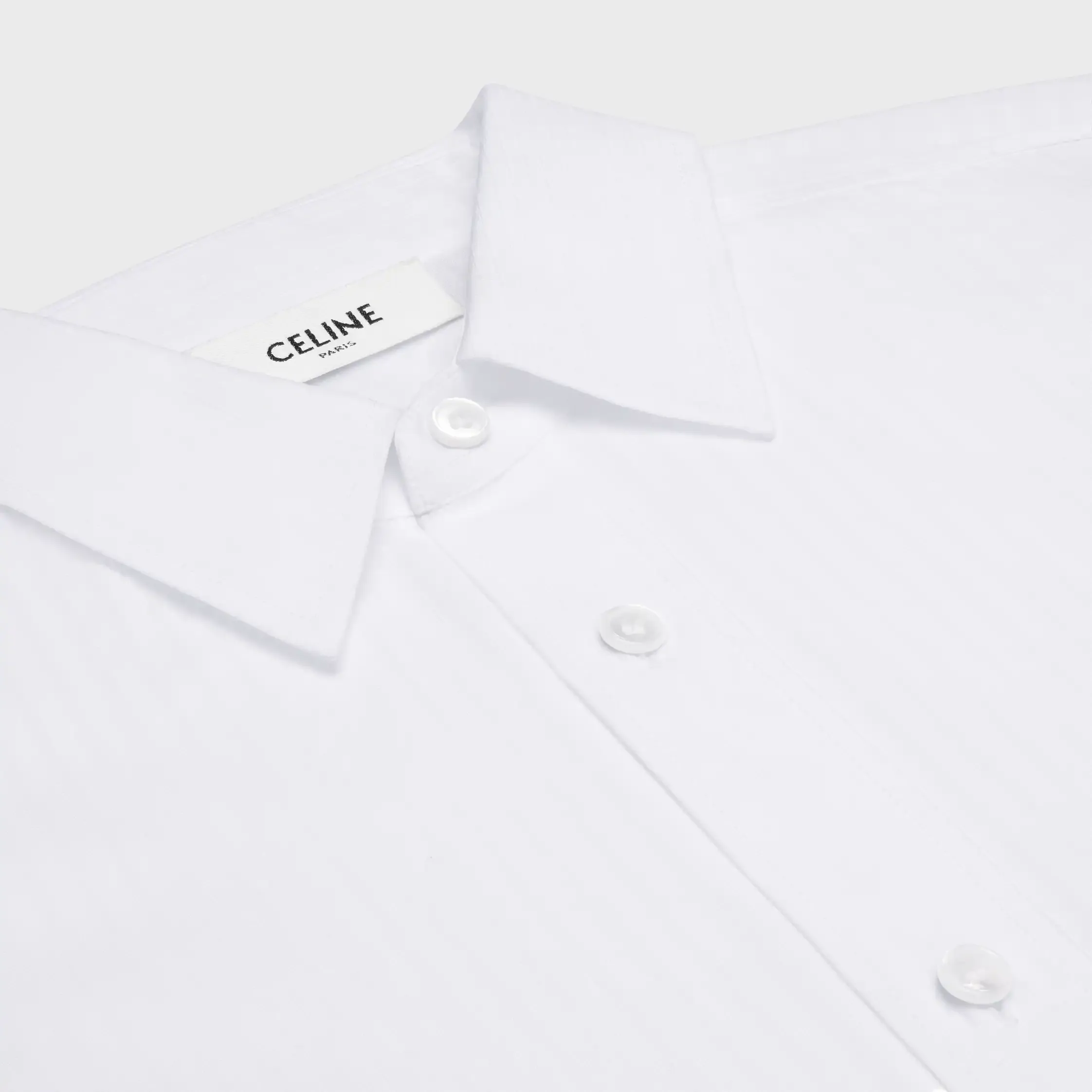 camisa cropped em algodão listrado