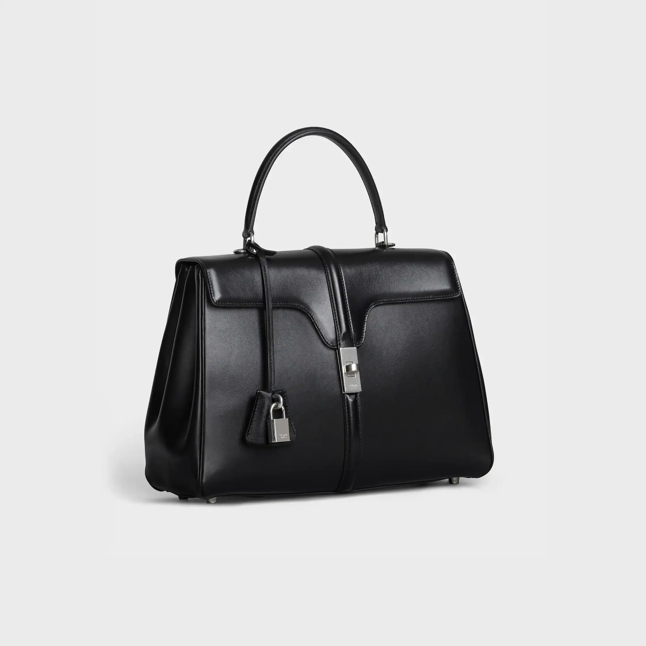 Classique 16 Bolsa em couro de bezerro satinado