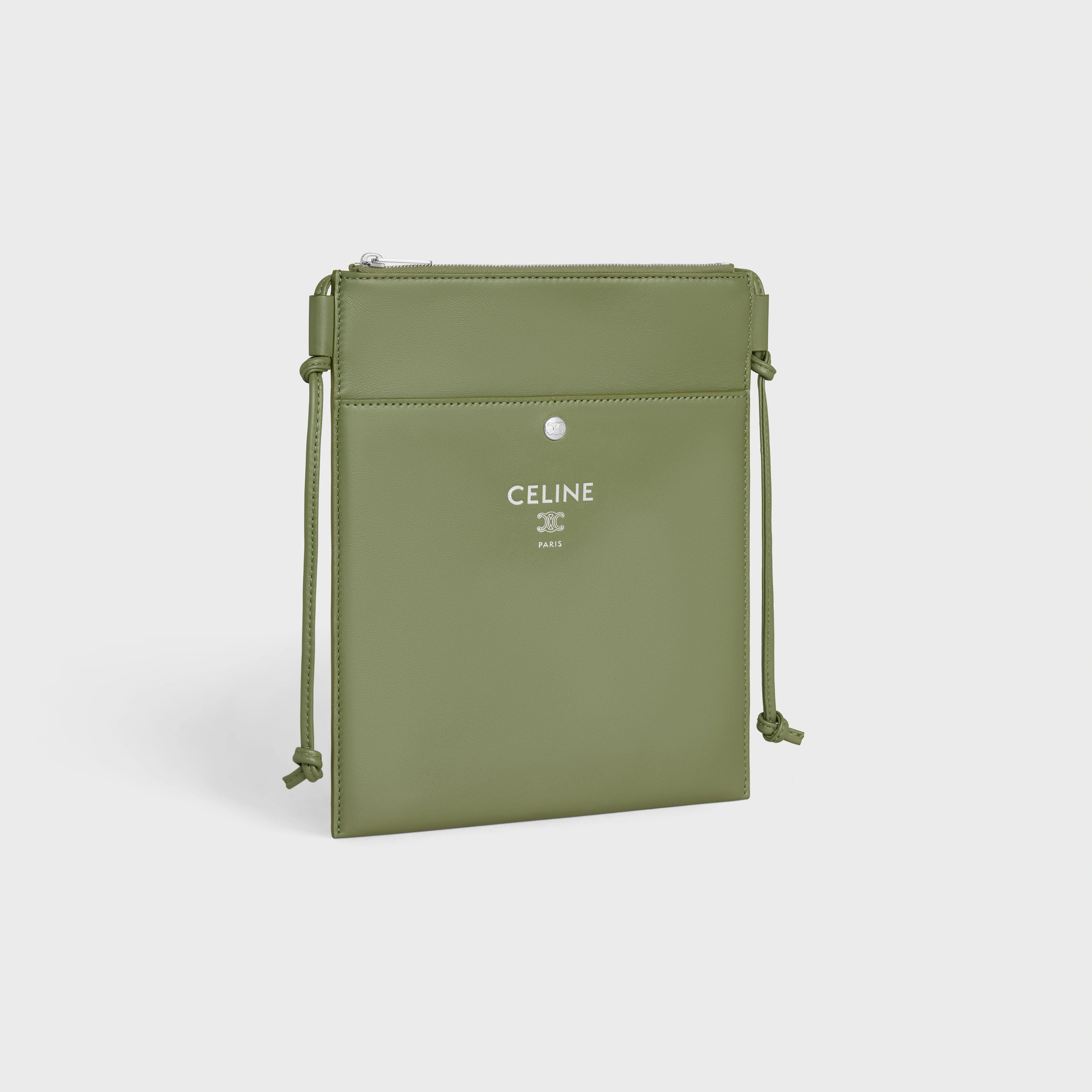 BOLSA PORTÁTIL SHARP EM PELE DE CORDEIRO LISOS