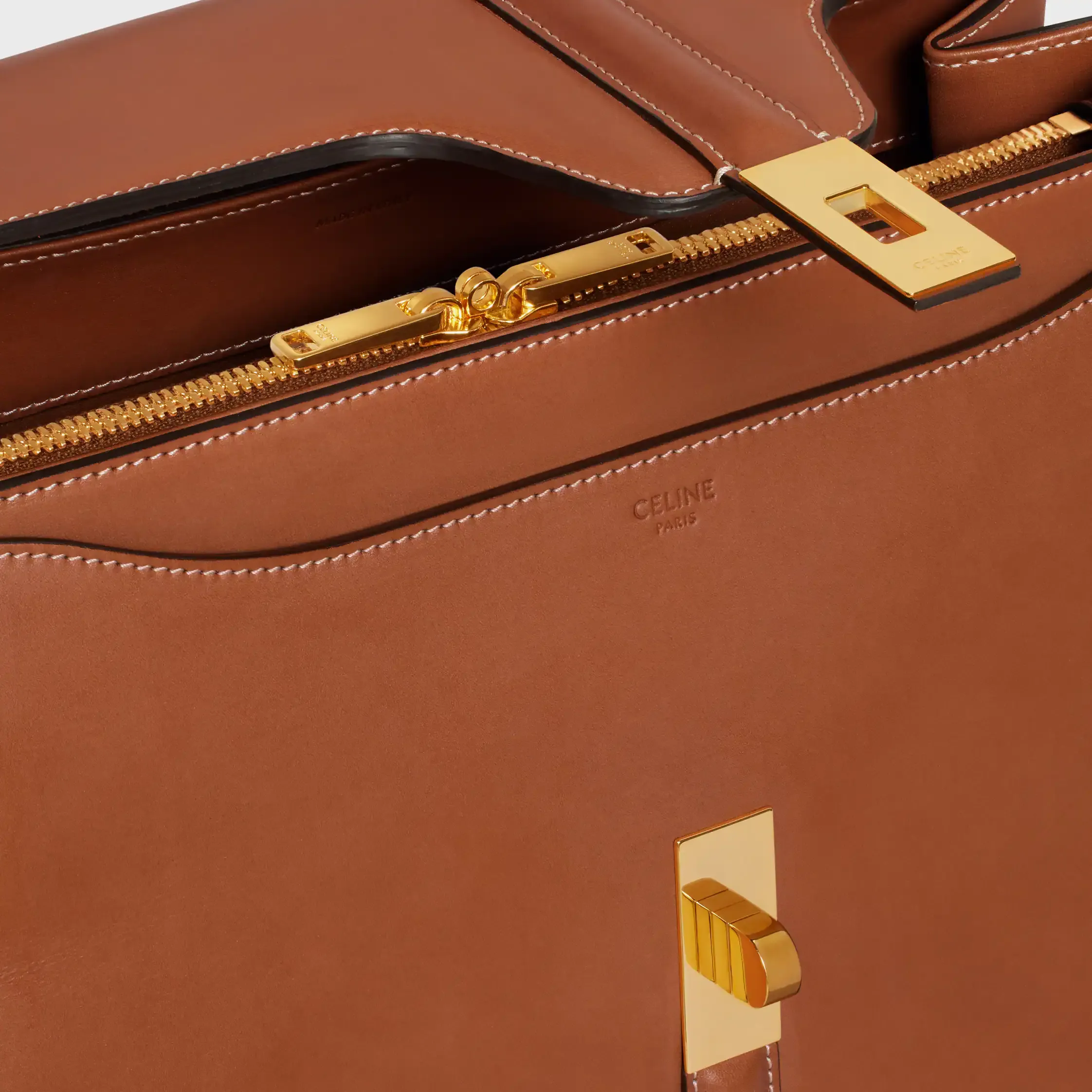 Classique 16 Bolsa IN couro de bezerro natural