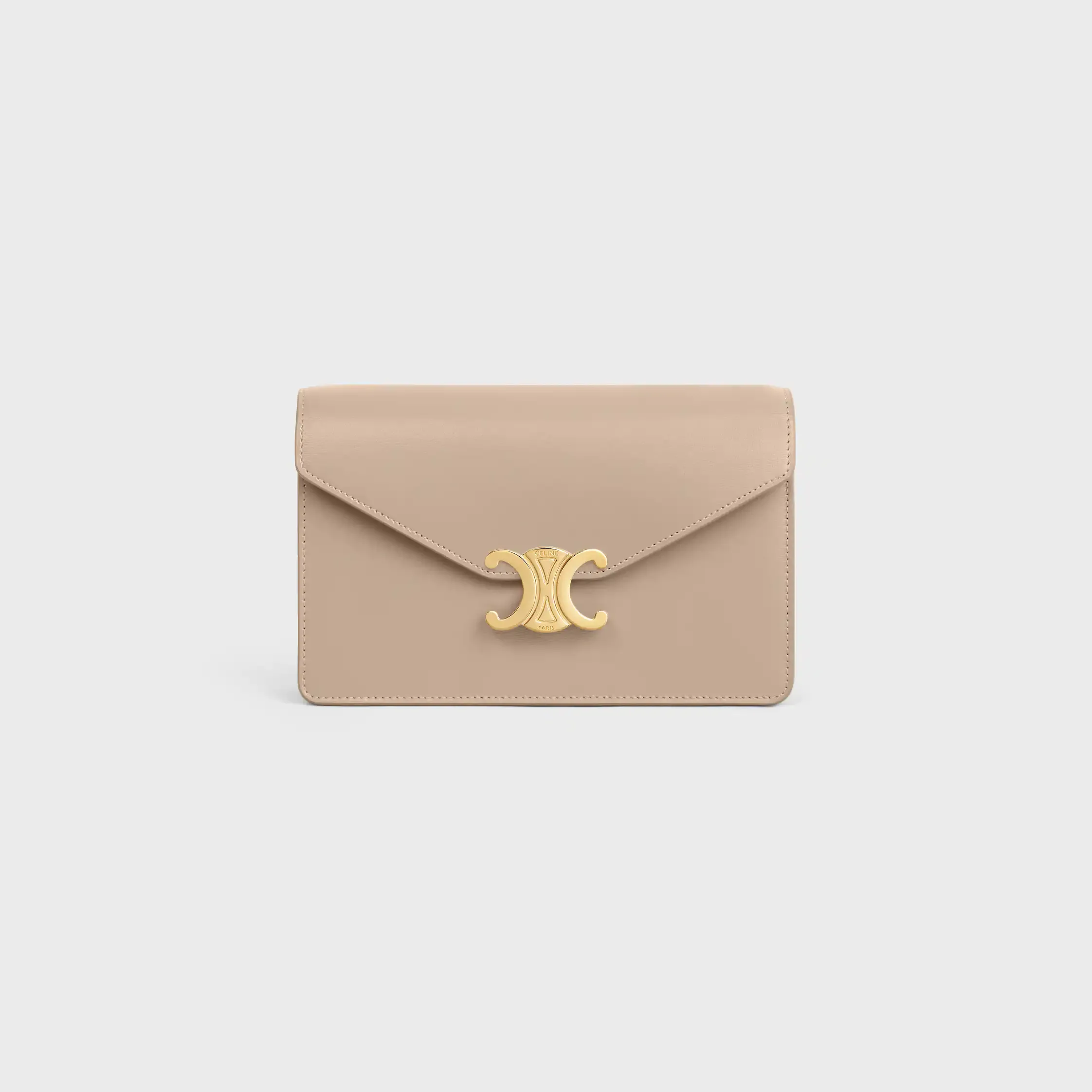 BOLSA DE MÃO MARGO EM COURO DE VACADO BRILHANTE