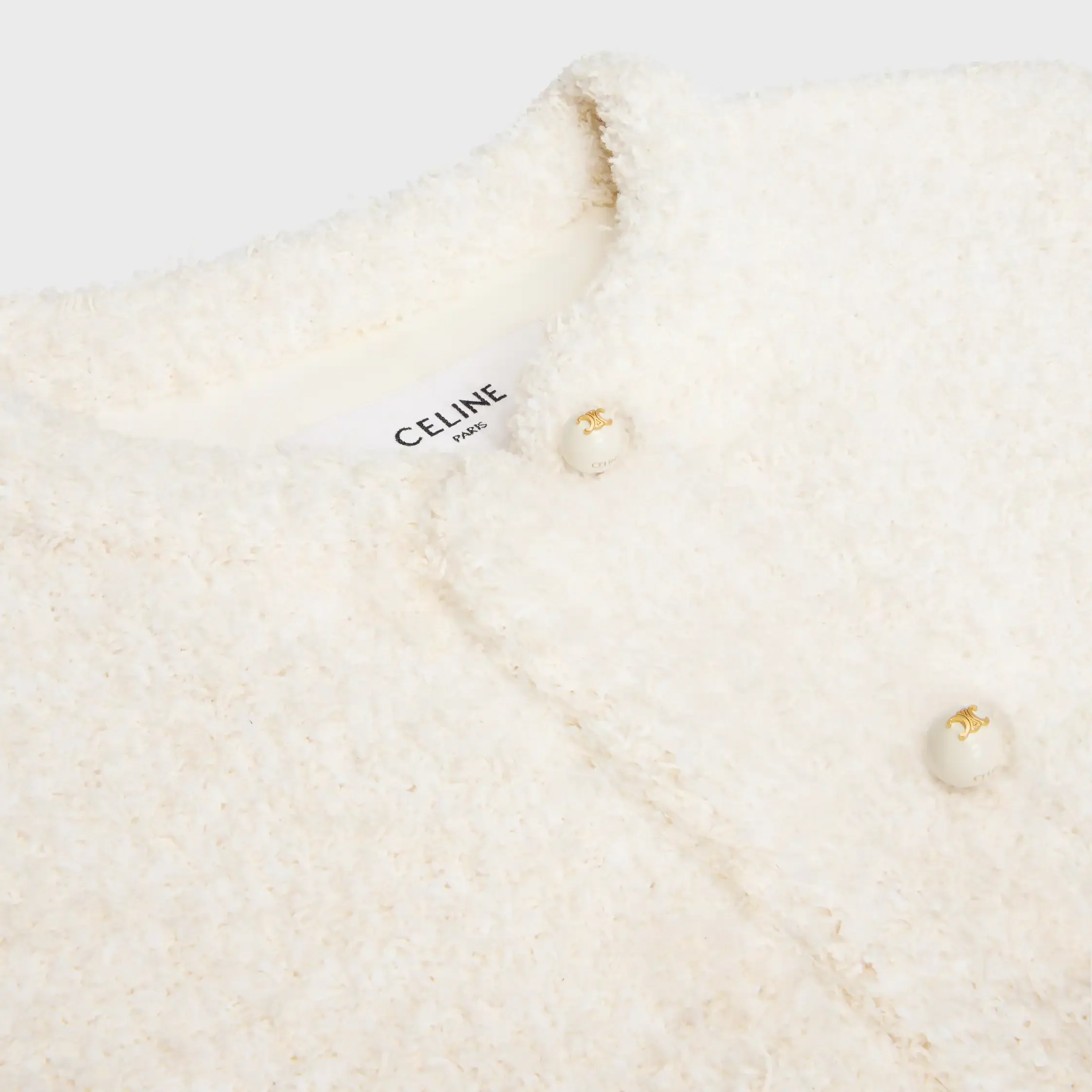 jaqueta cardigan em algodão natté