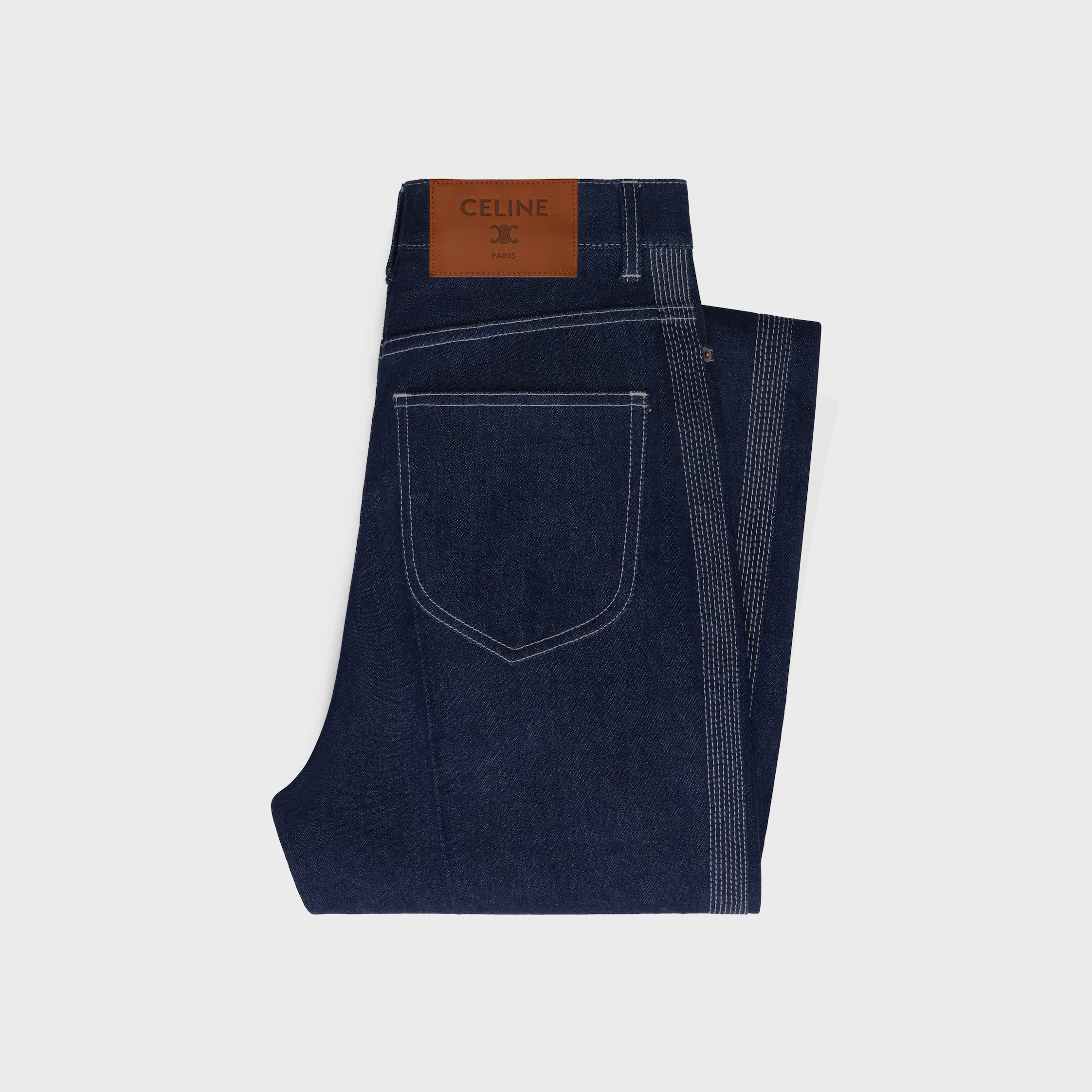 CALÇAS FLARE 003 EM DENIM AZUL CLARO LEVE