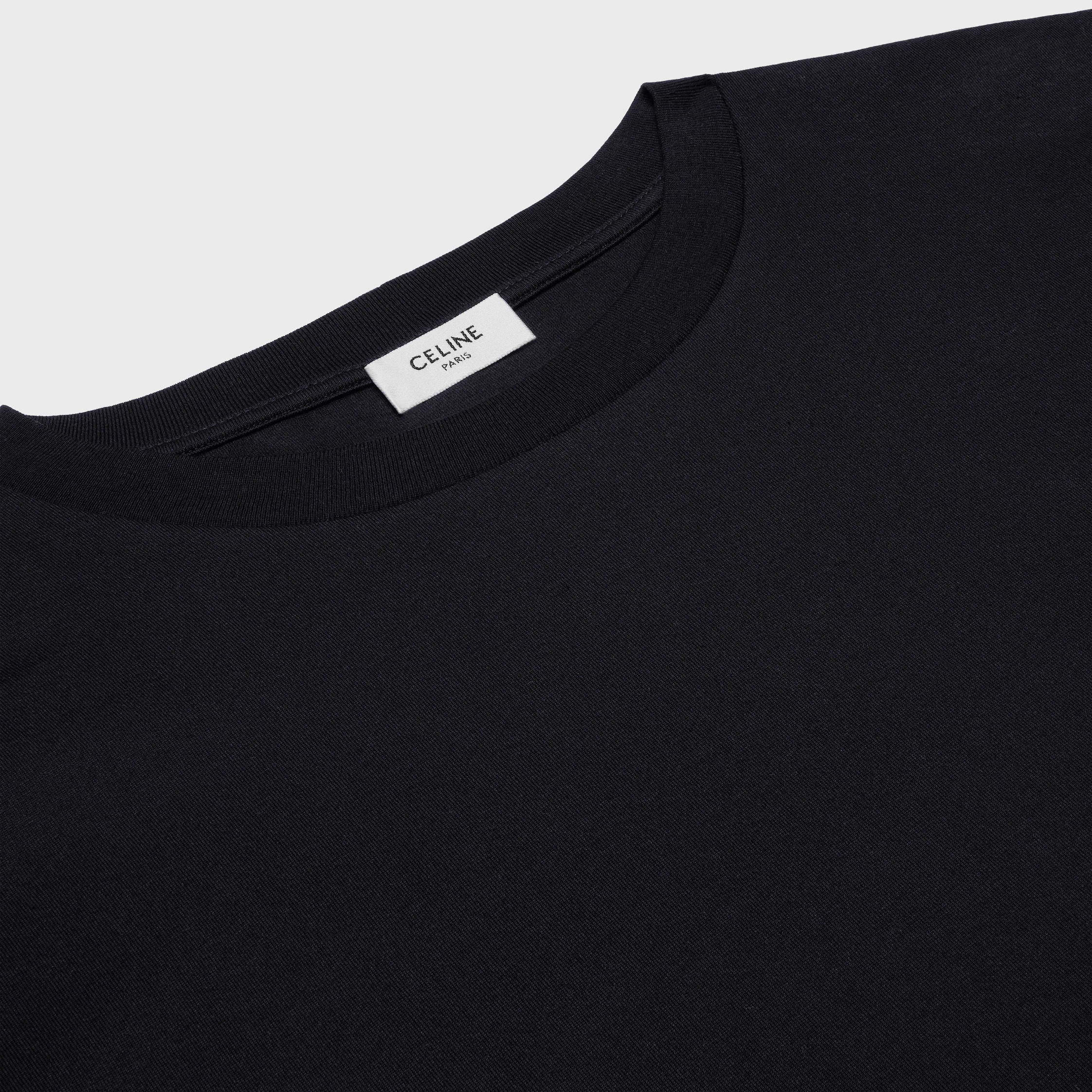 camiseta solta triomphe em malha de algodão