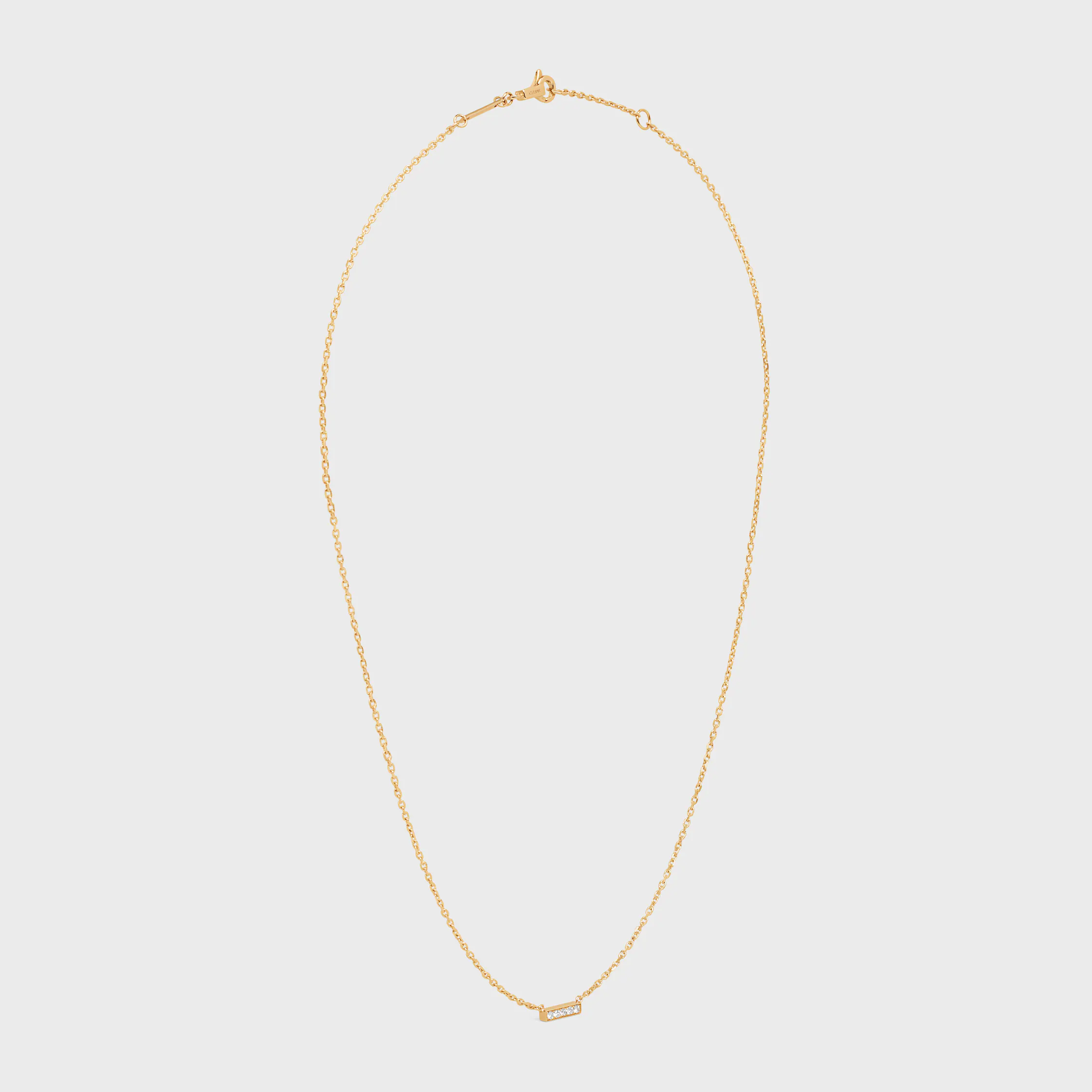 Colar Celine Line em Ouro Amarelo e Diamantes