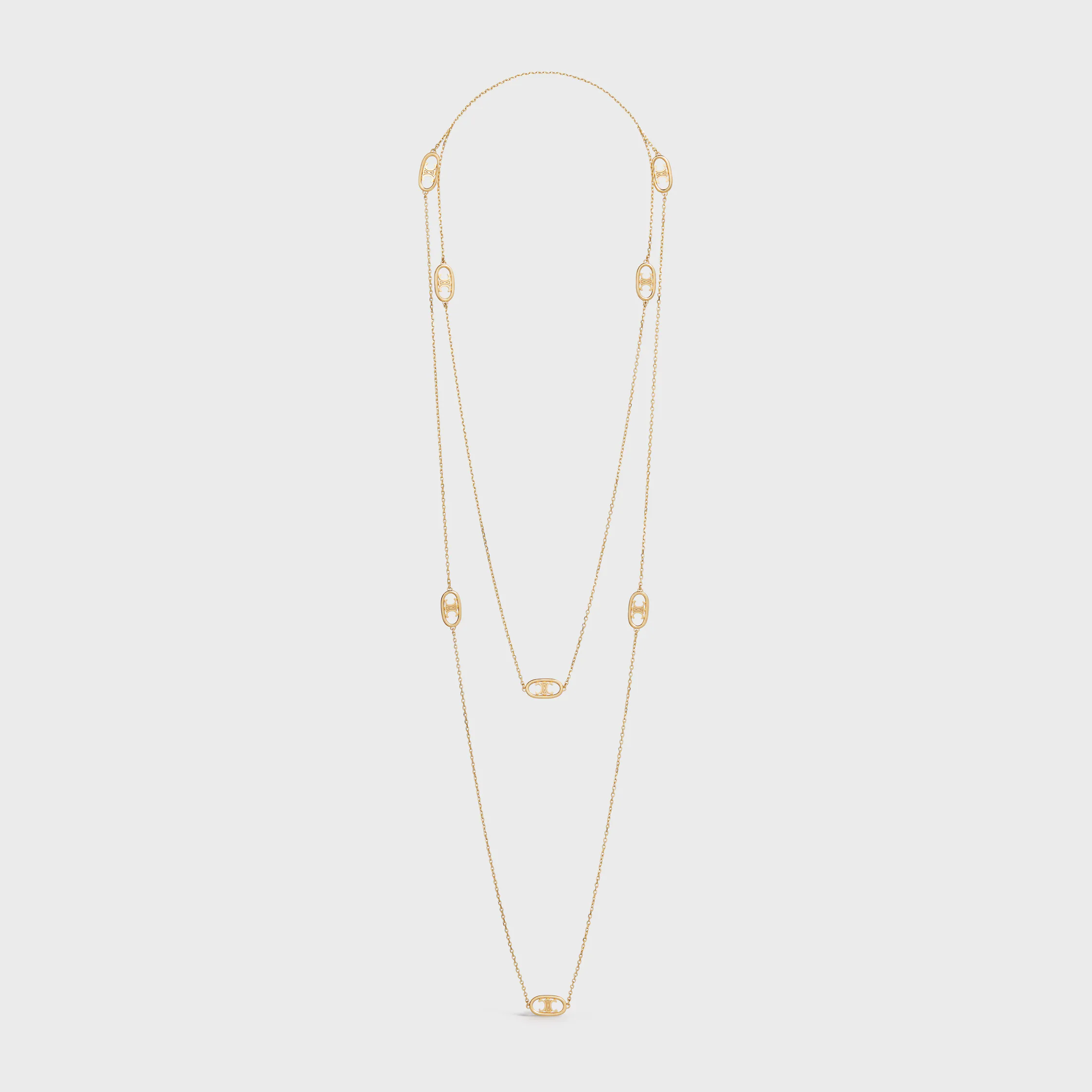 Gargantilha Maillon Triomphe em Ouro Amarelo