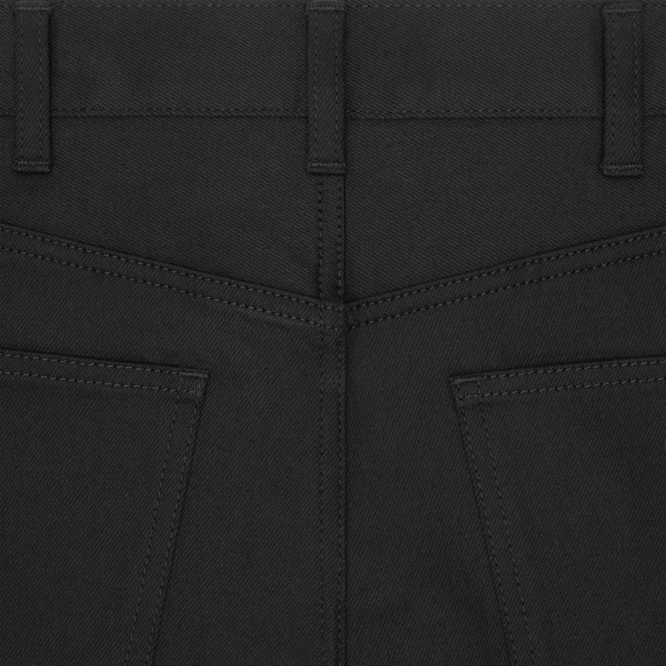 calças skinny em denim preto puro vintage