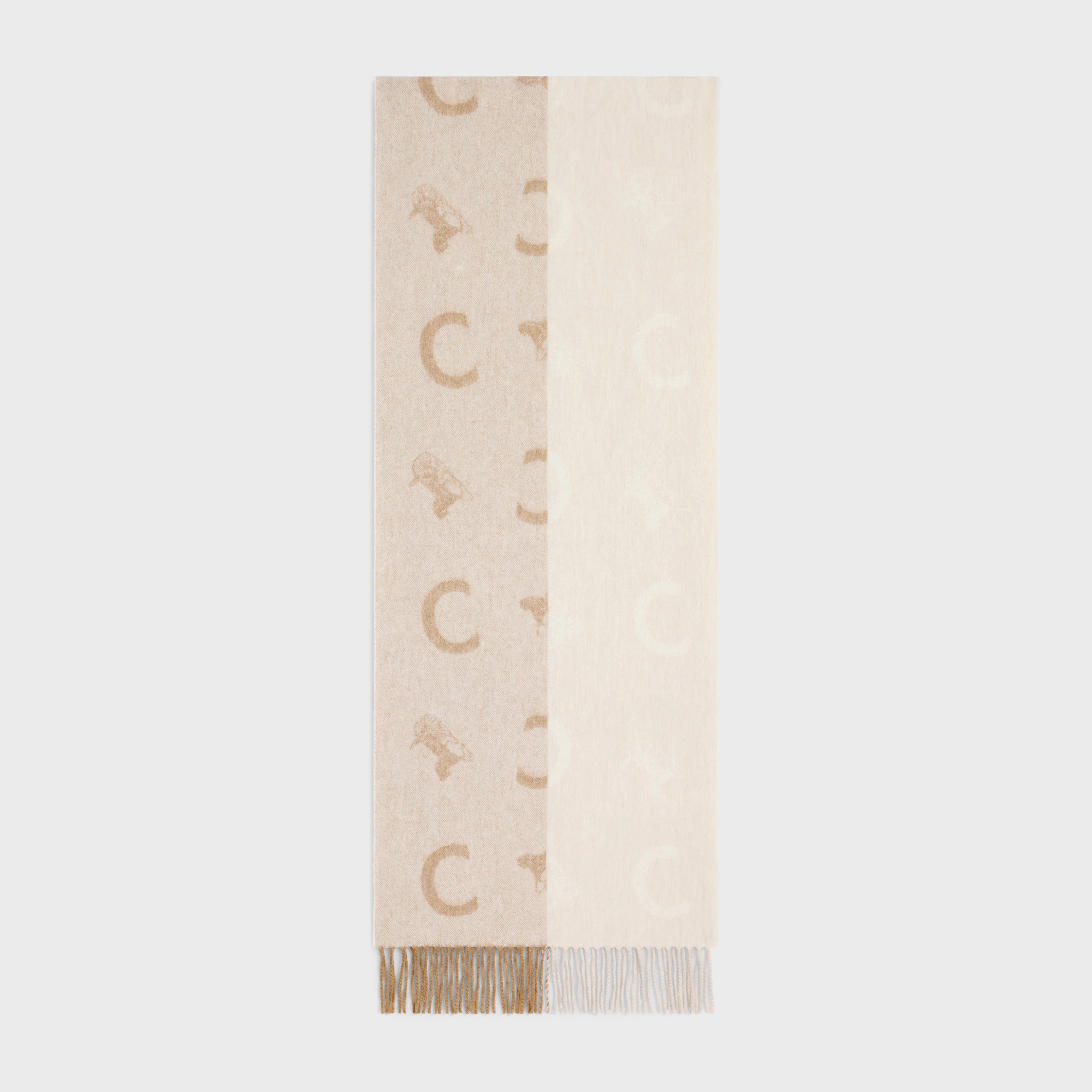 cachecol em lã e cashmere