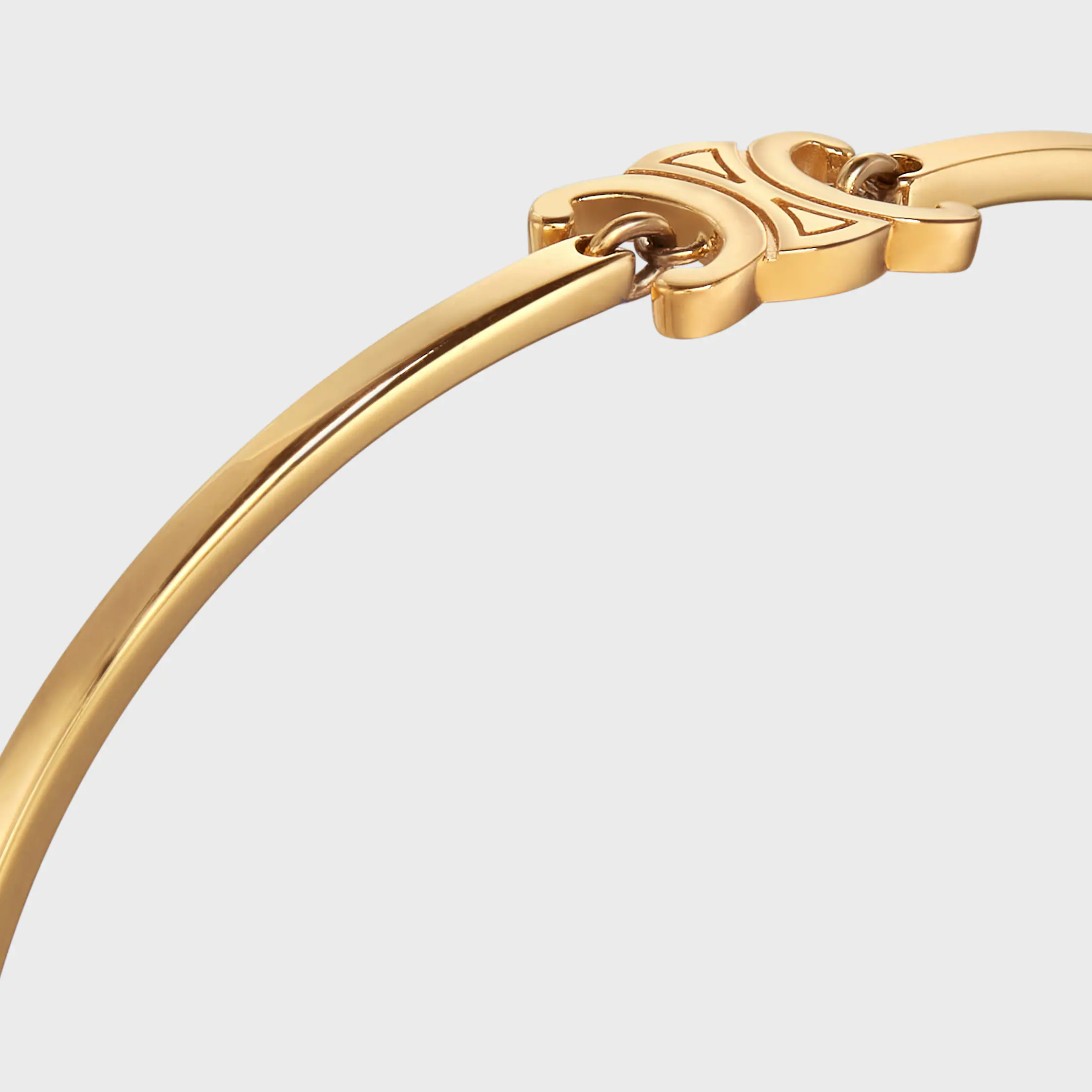 Pulseira Articulada Triomphe em Latão com Acabamento Dourado