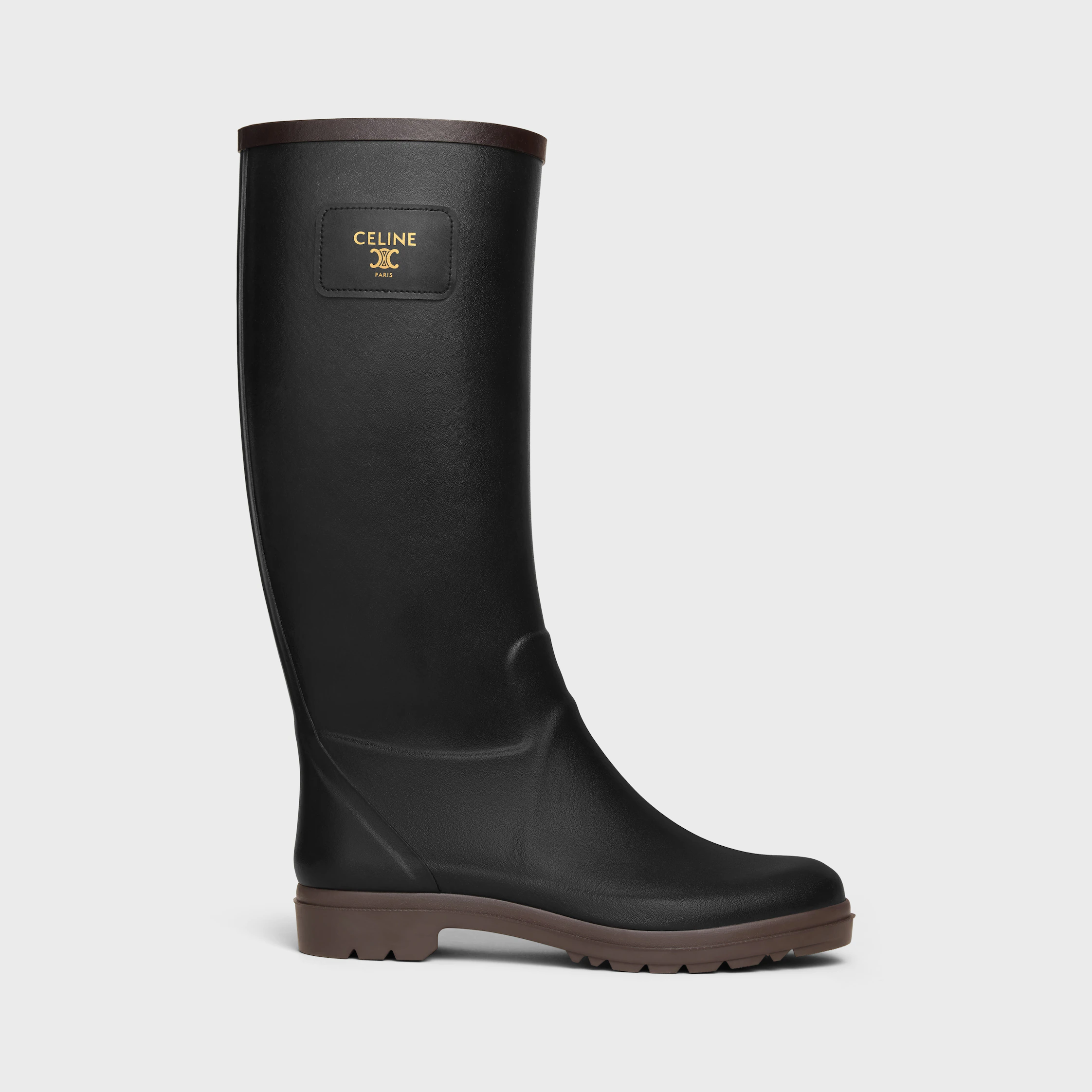 BOTA DE CHUVA CELINE EM BORRACHA NATURAL