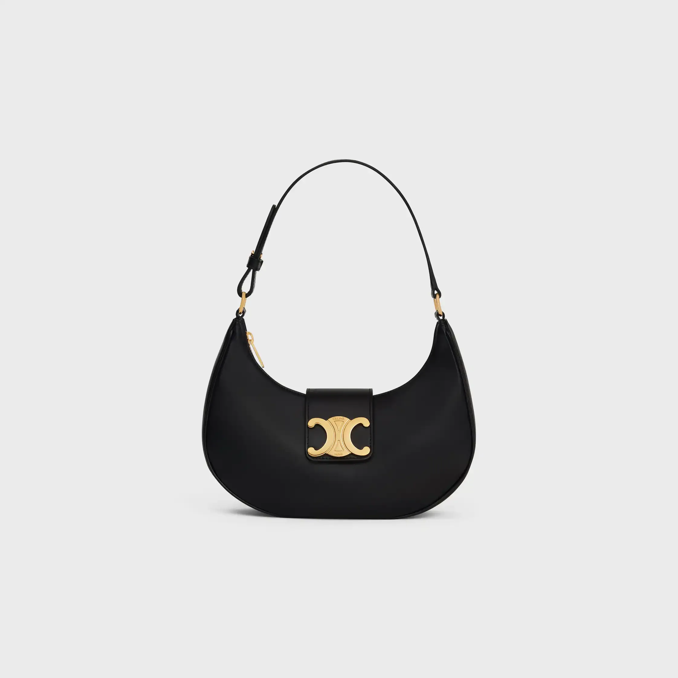 BOLSA MEDIUM AVA TRIOMPHE EM COURO DE VACA LISO
