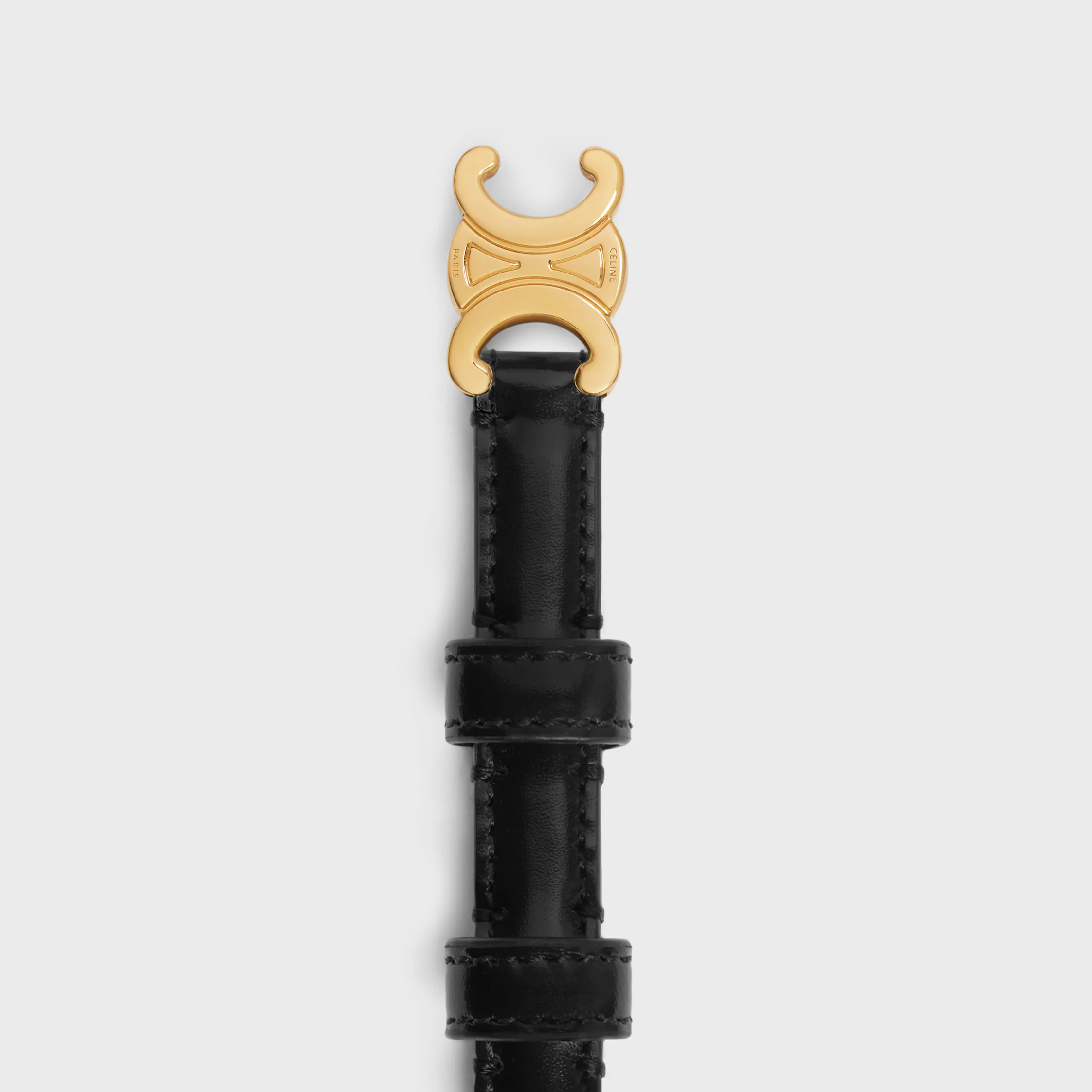 CINTO TRIOMPHE 13 MM EM COURO TAURILLON