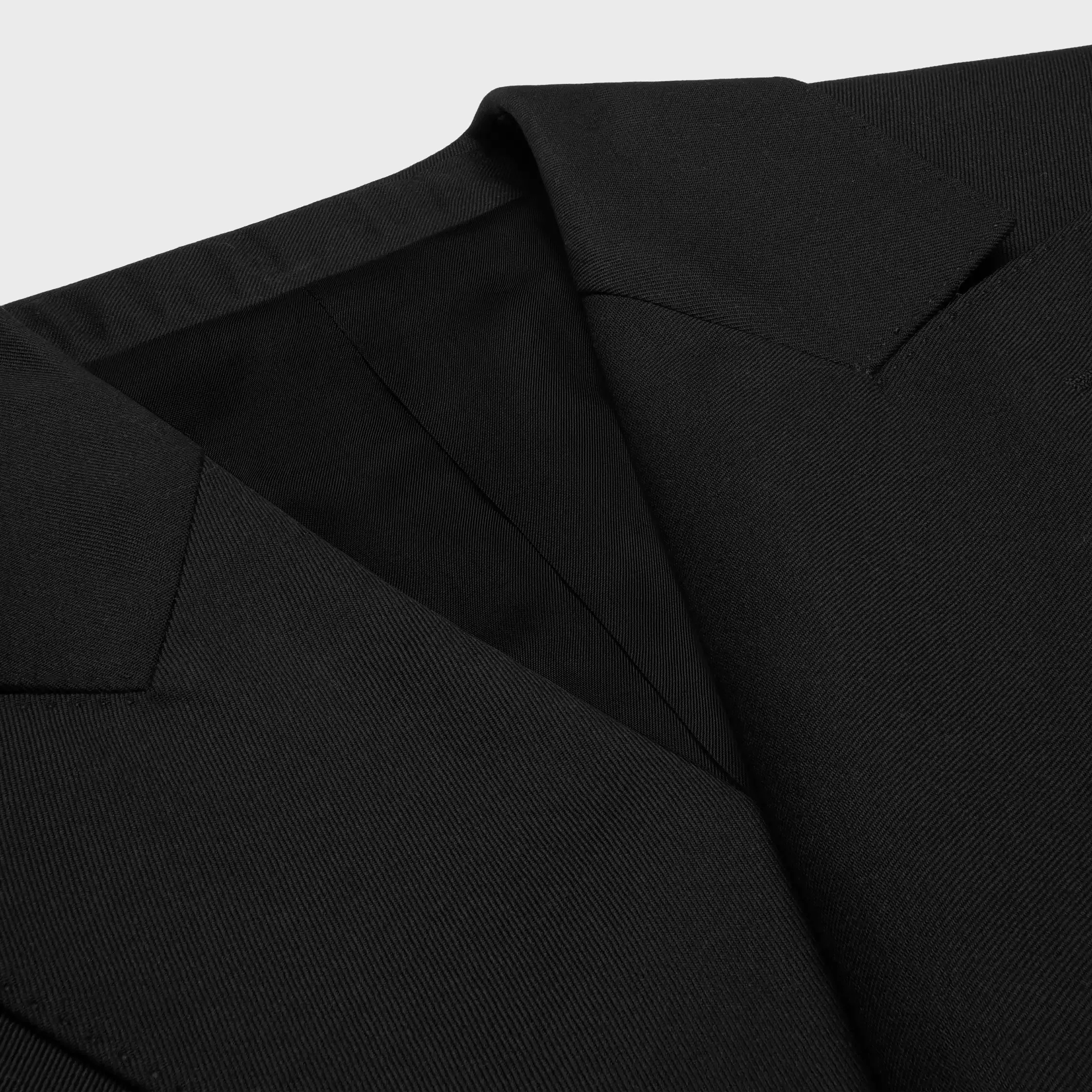 blazer coluna IN lã gabardine