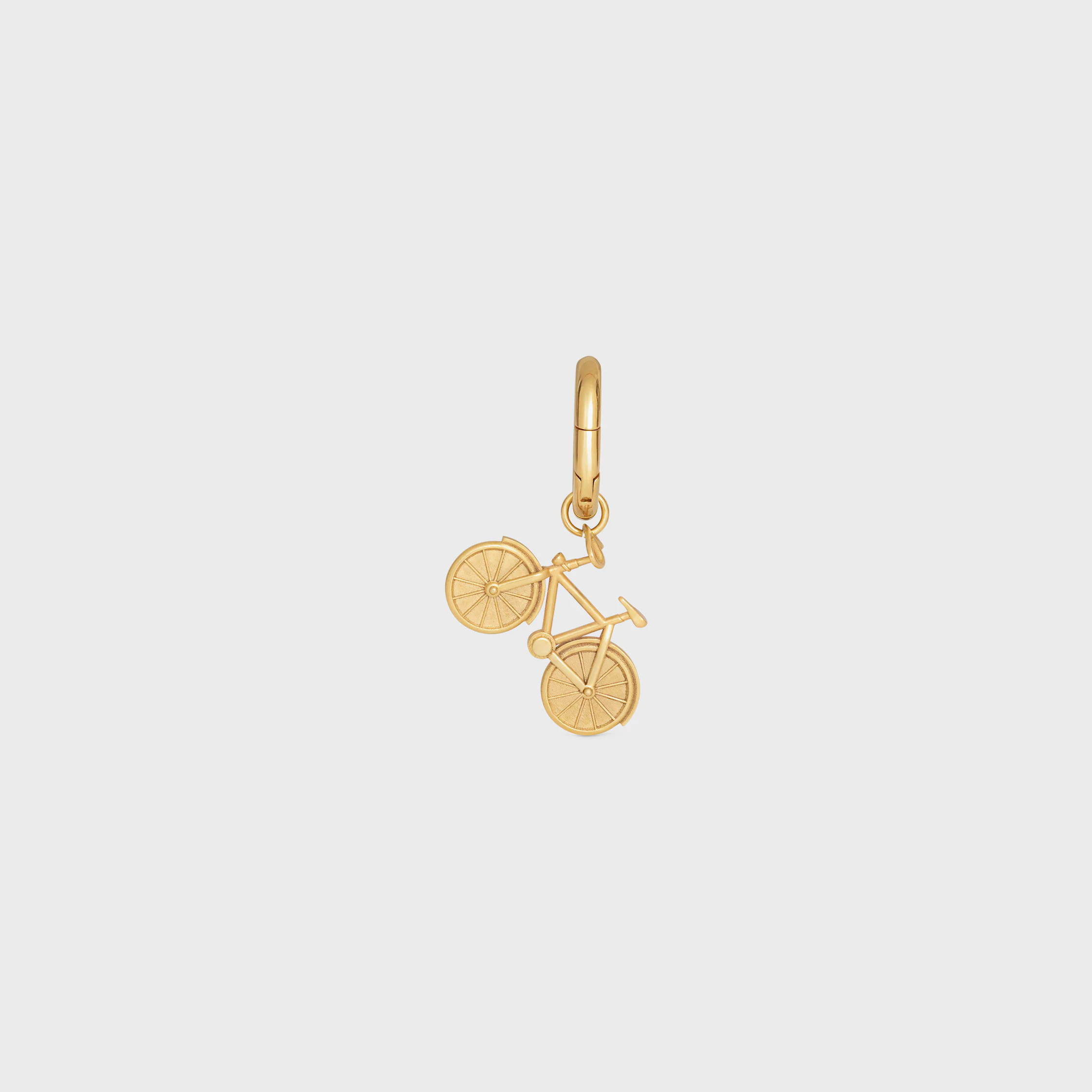 CHARM DE BICICLETA EM LATÃO COM ACABAMENTO DOURADO
