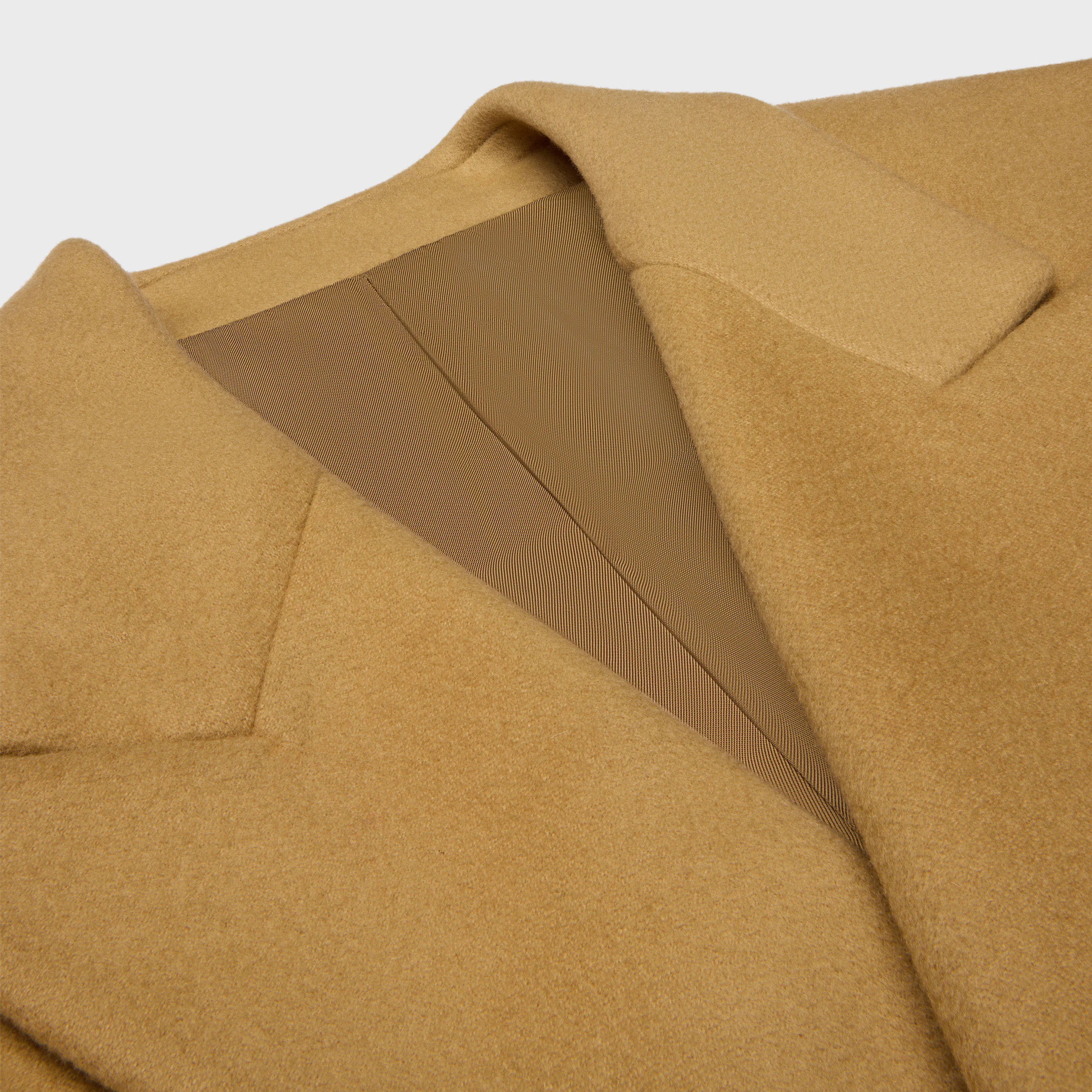casaco coluna IN DOUBLE FACE CASHMERE