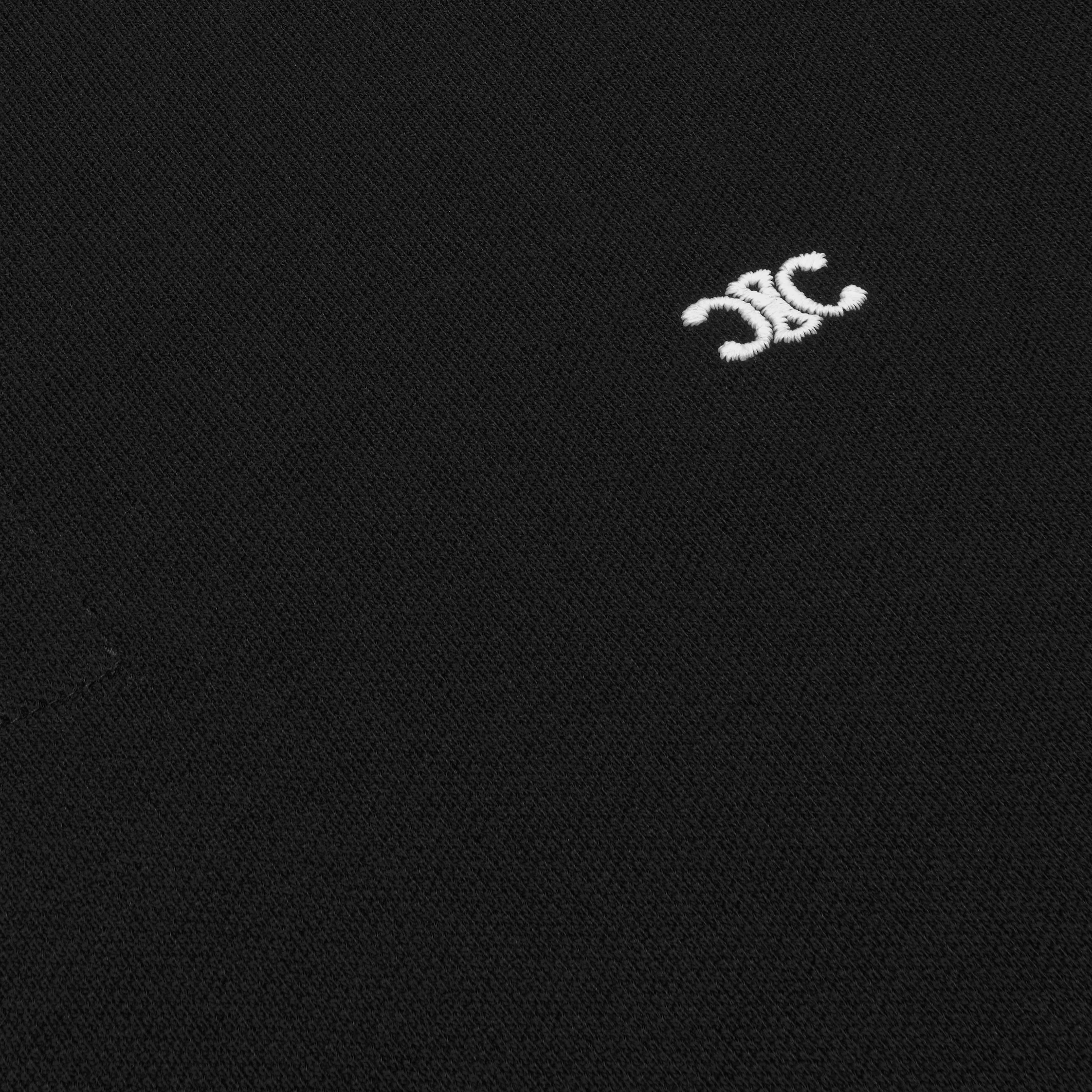 camisa polo clássica em piqué de algodão